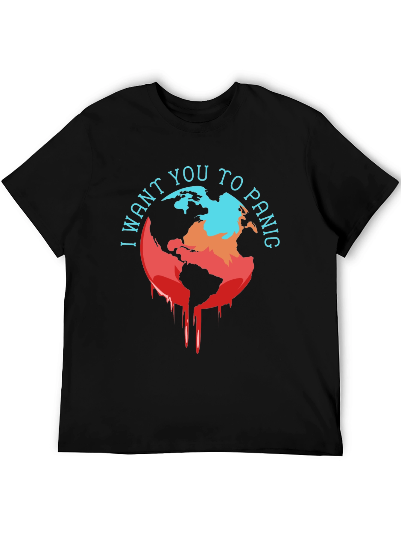 Distressed Earth Graphic Tee - Climate Panic