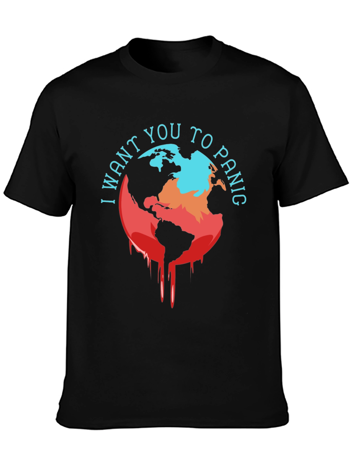 Distressed Earth Graphic Tee - Climate Panic