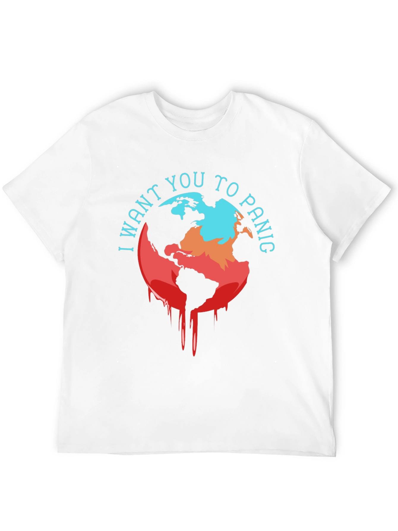 Distressed Earth Graphic Tee - Climate Panic