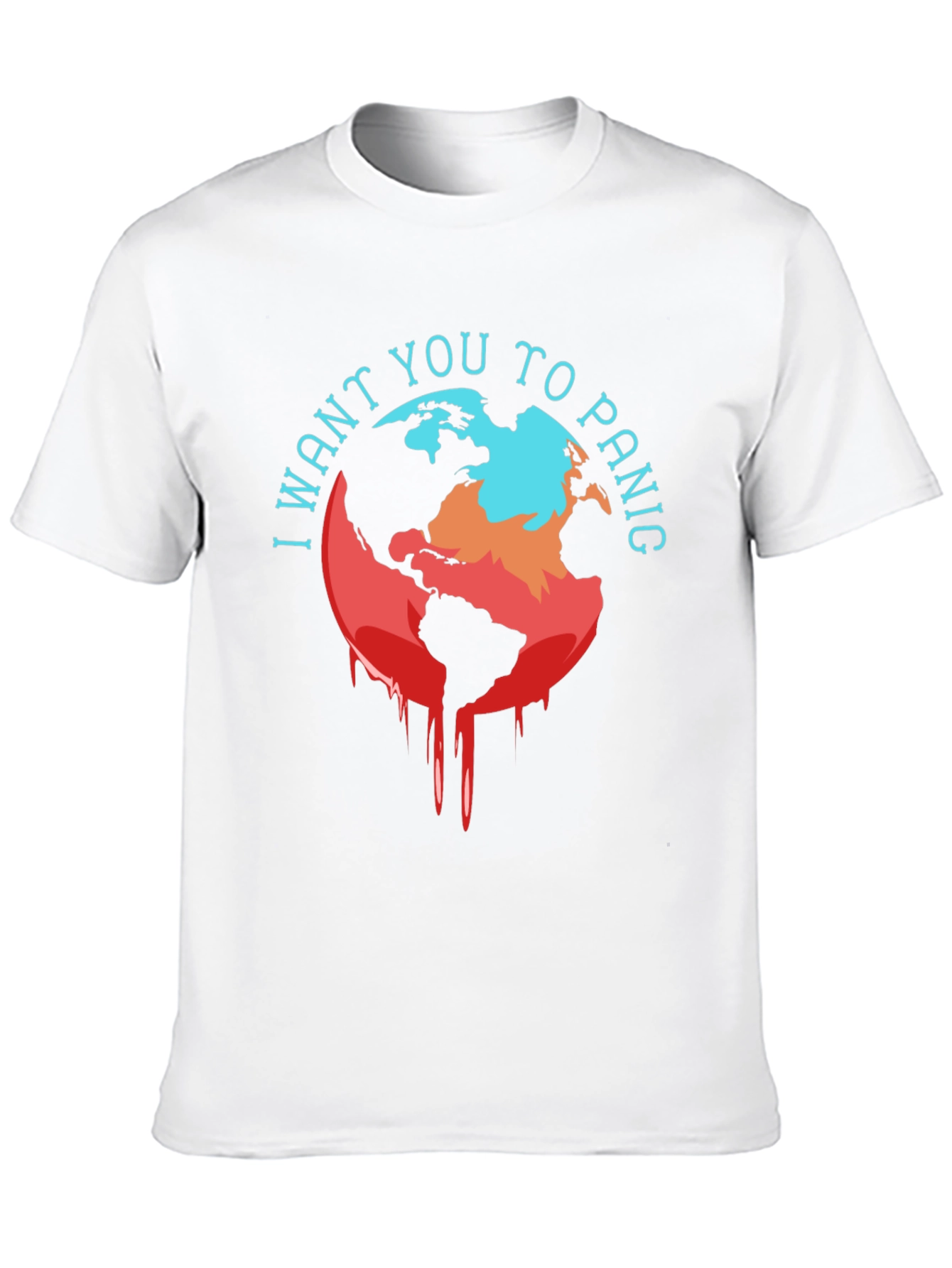 Distressed Earth Graphic Tee - Climate Panic