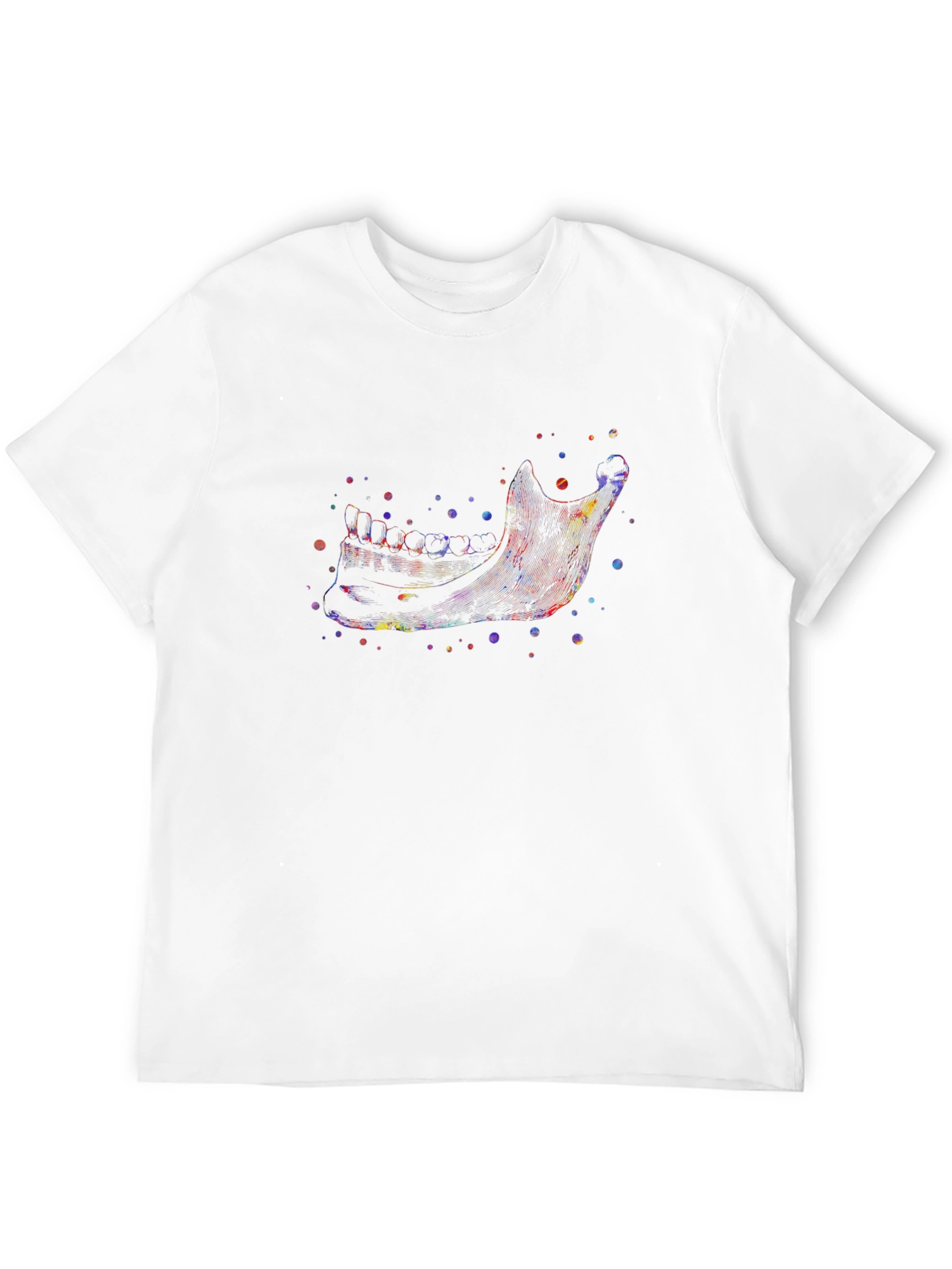Anatomical Jawbone Graphic T-Shirt - Black