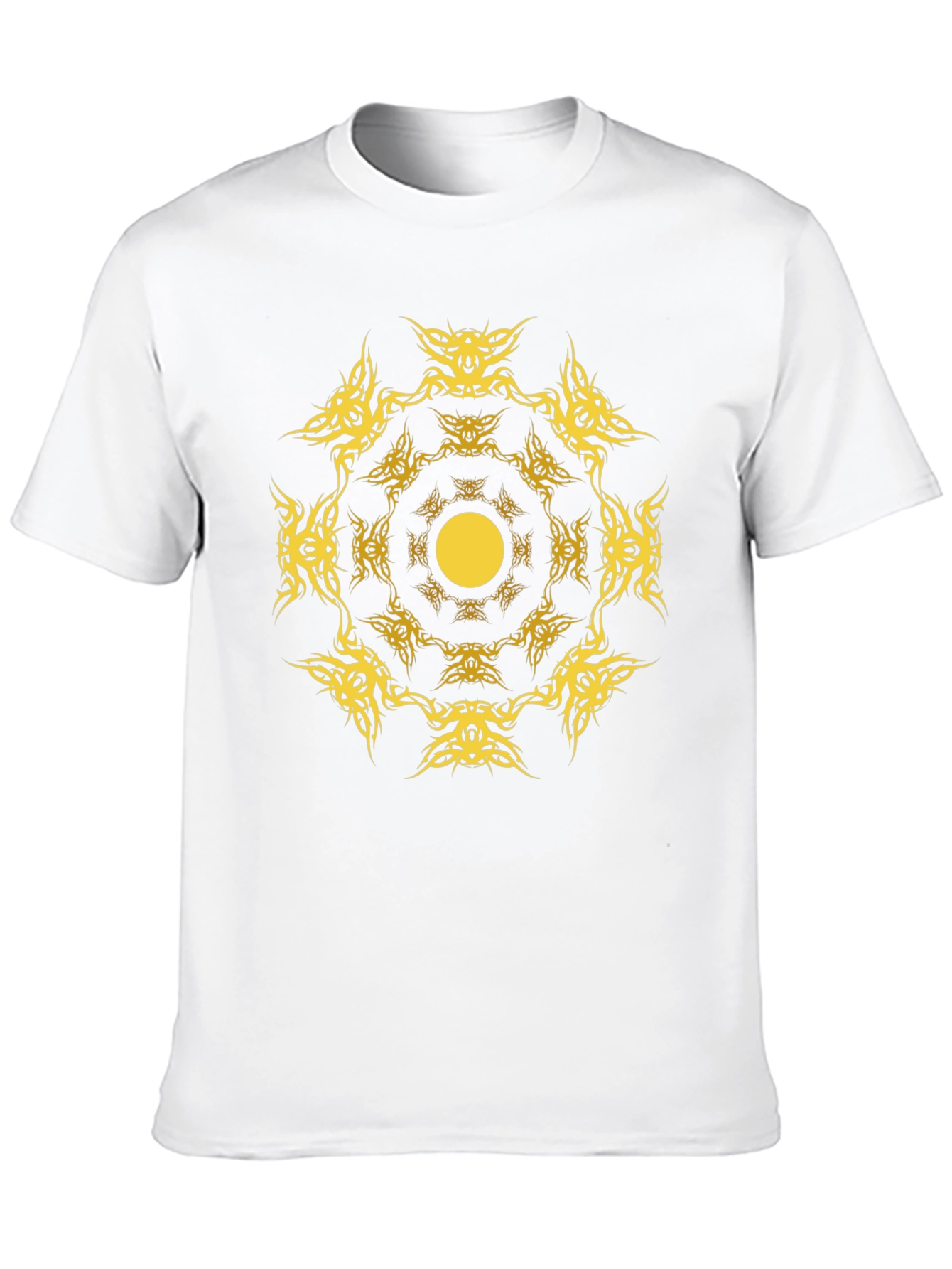 Tribal Sun Graphic Black T-Shirt