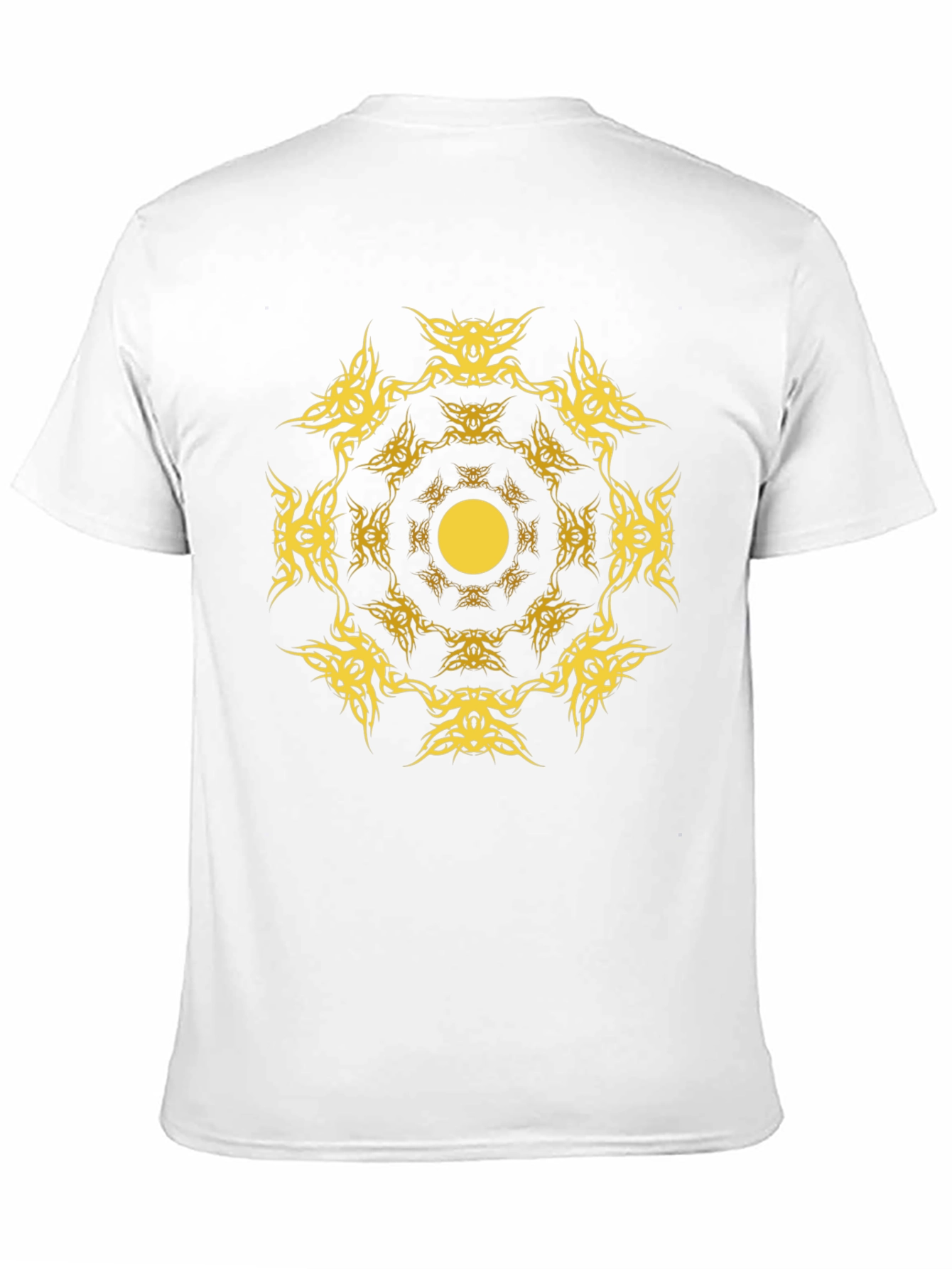 Tribal Sun Graphic Black T-Shirt