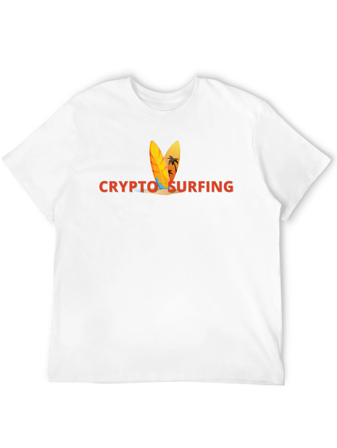 Crypto Surfing Graphic T-Shirt