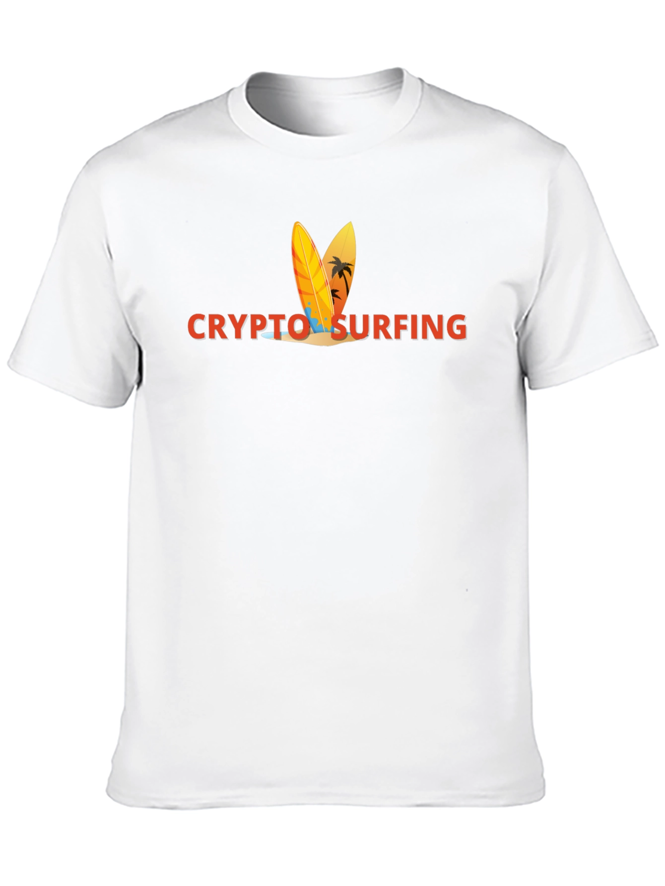 Crypto Surfing Graphic T-Shirt