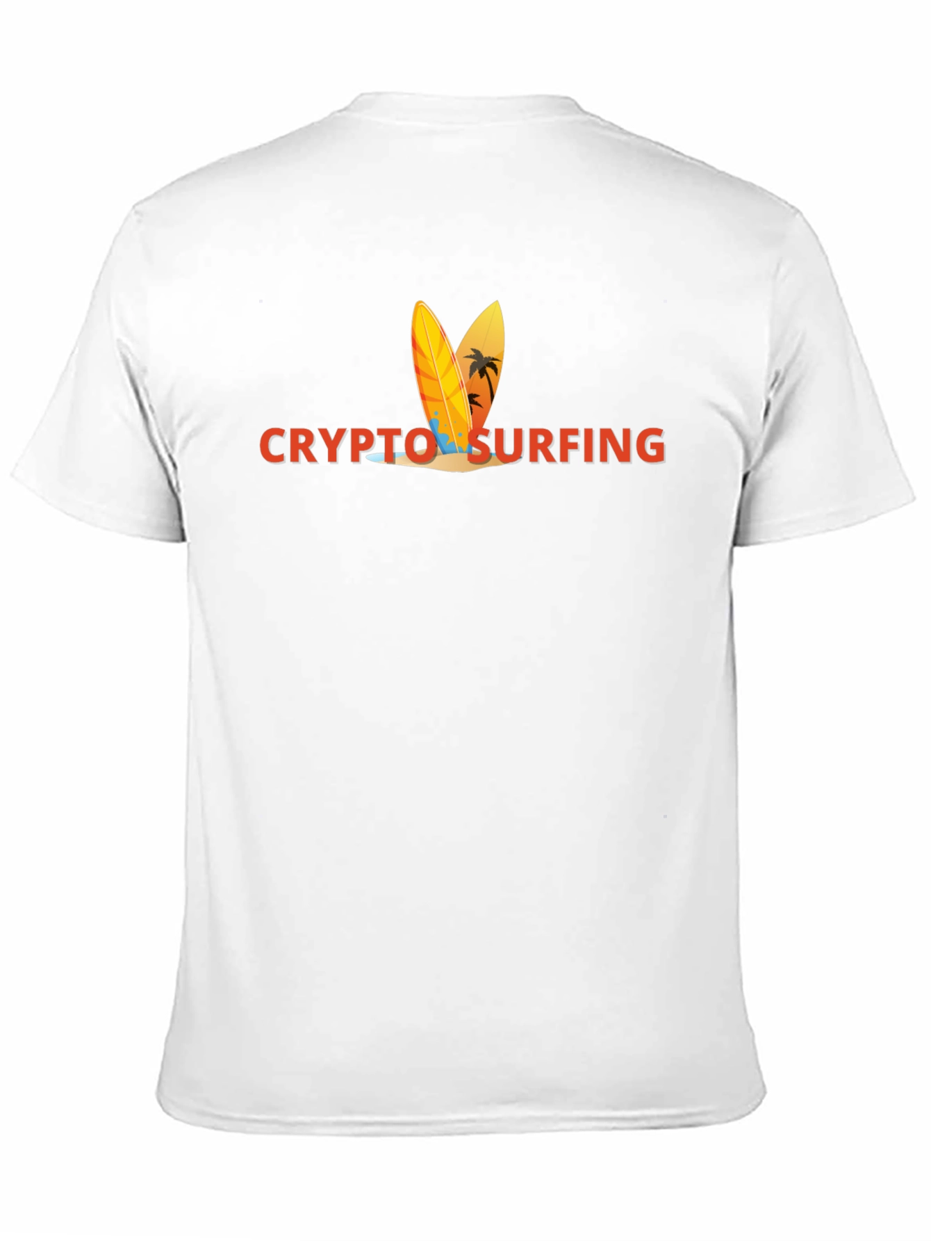 Crypto Surfing Graphic T-Shirt