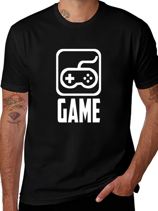 Gamer Style T-Shirt - Black Graphic Tee