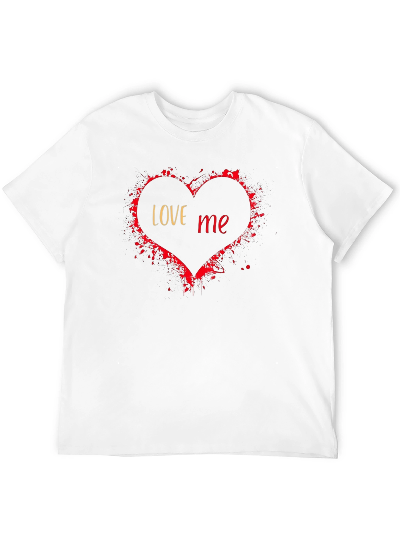 Love Me T-Shirt - Red Heart Valentines Day Tee