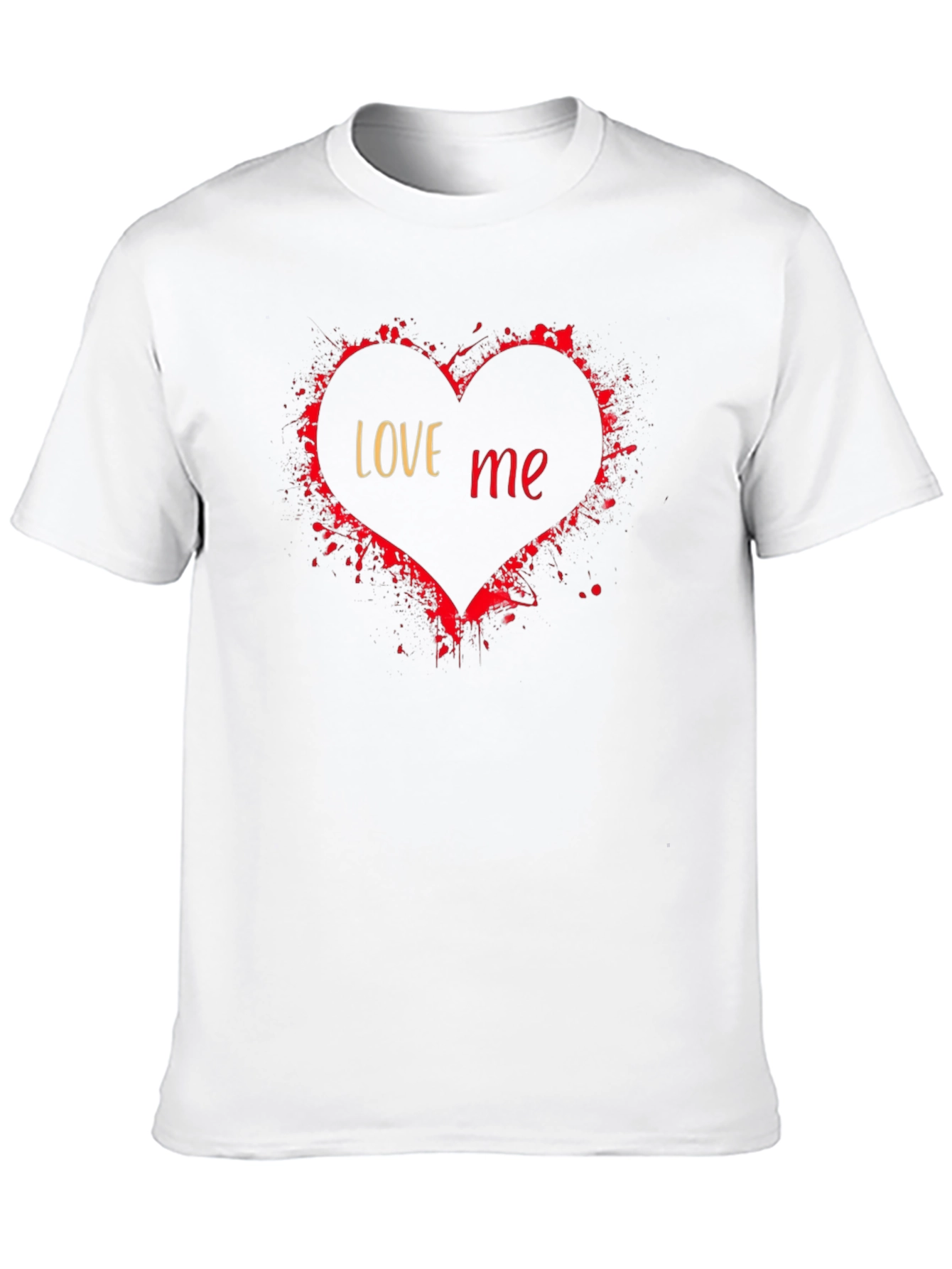 Love Me T-Shirt - Red Heart Valentines Day Tee