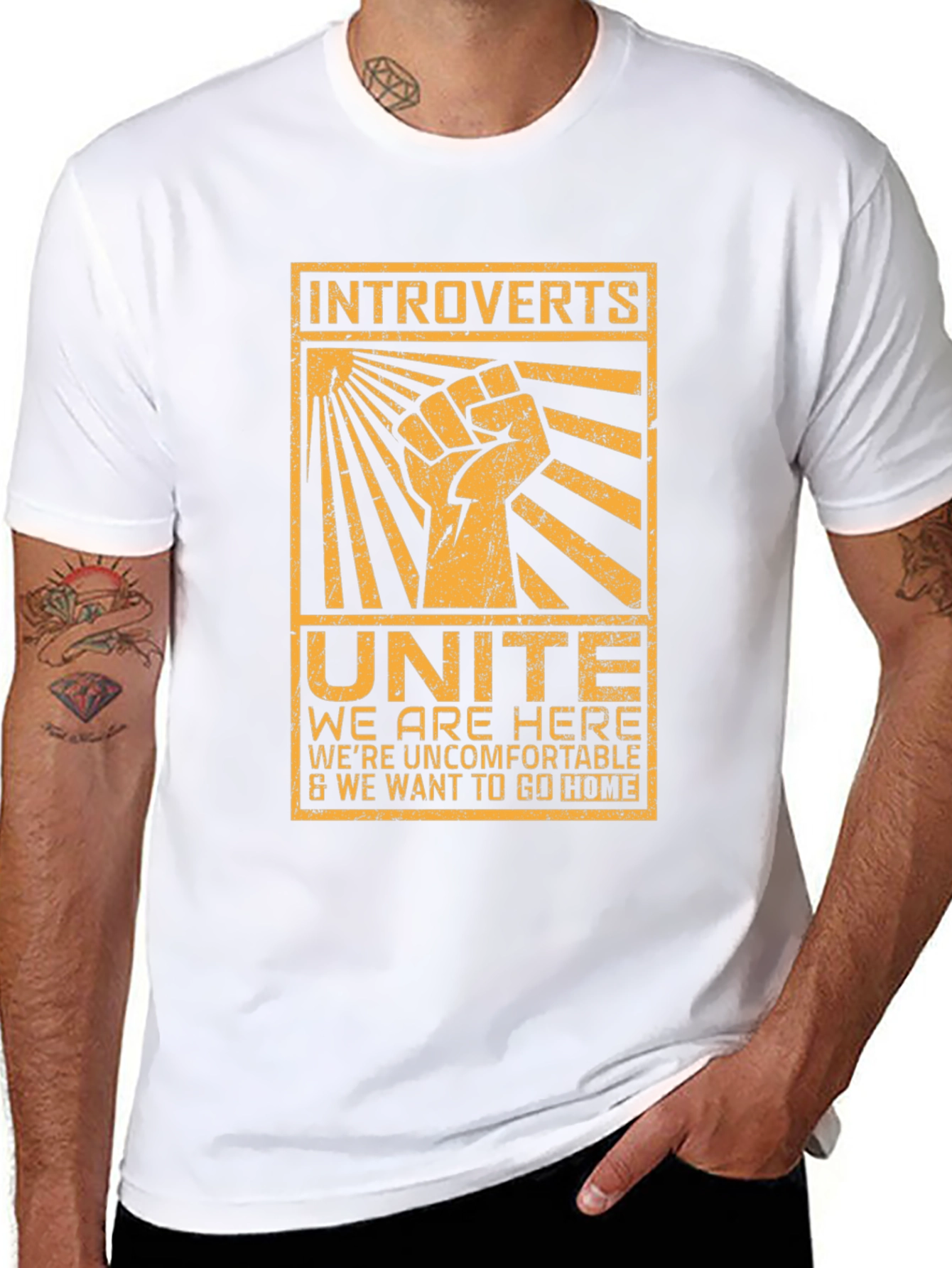 Introverts Unite Graphic T-Shirt