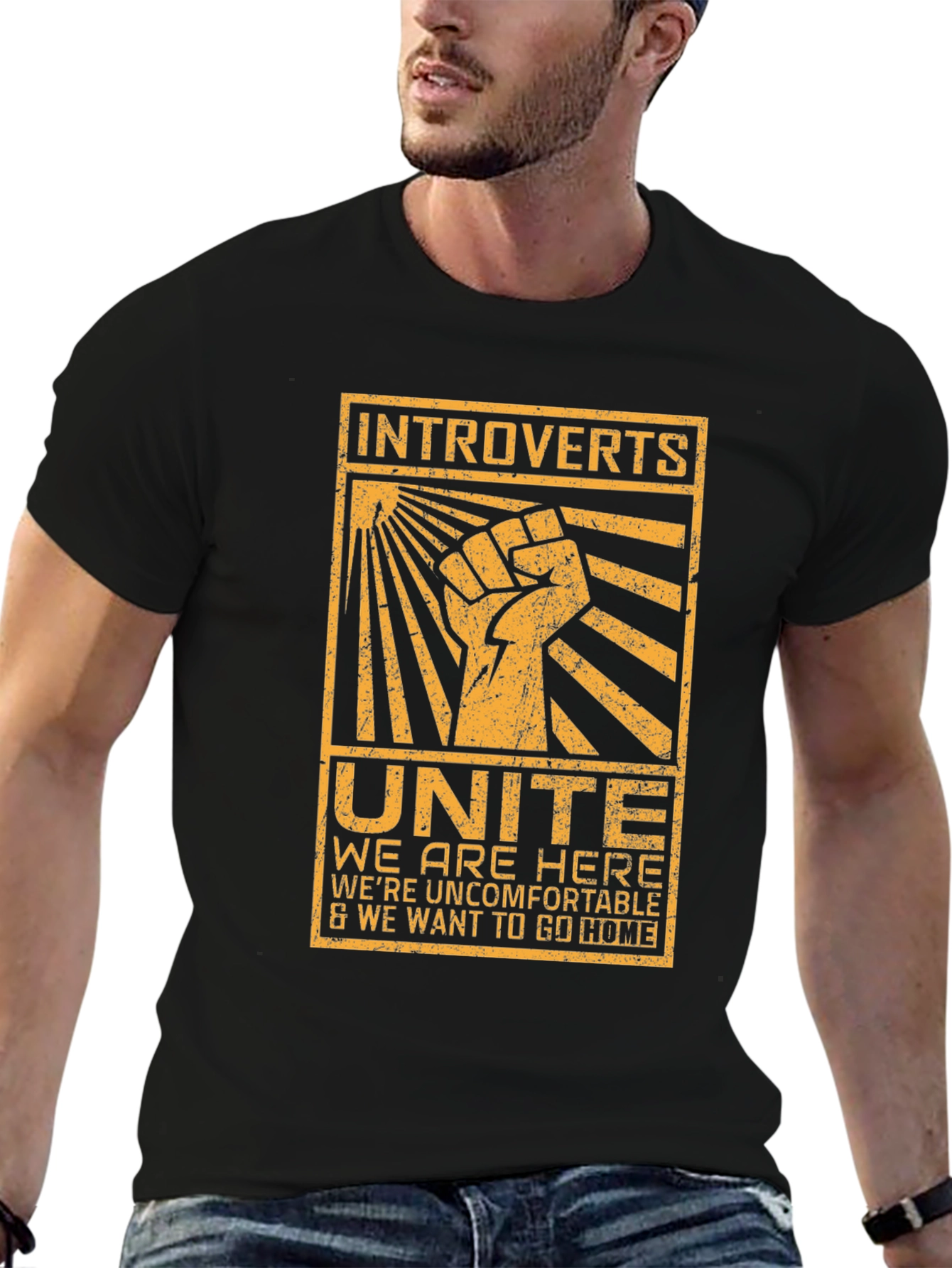 Introverts Unite Graphic T-Shirt