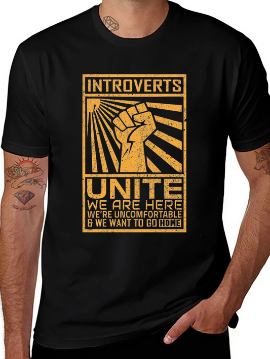 Introverts Unite Graphic T-Shirt