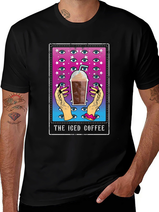 Iced Coffee Tarot Card Graphic Tee
