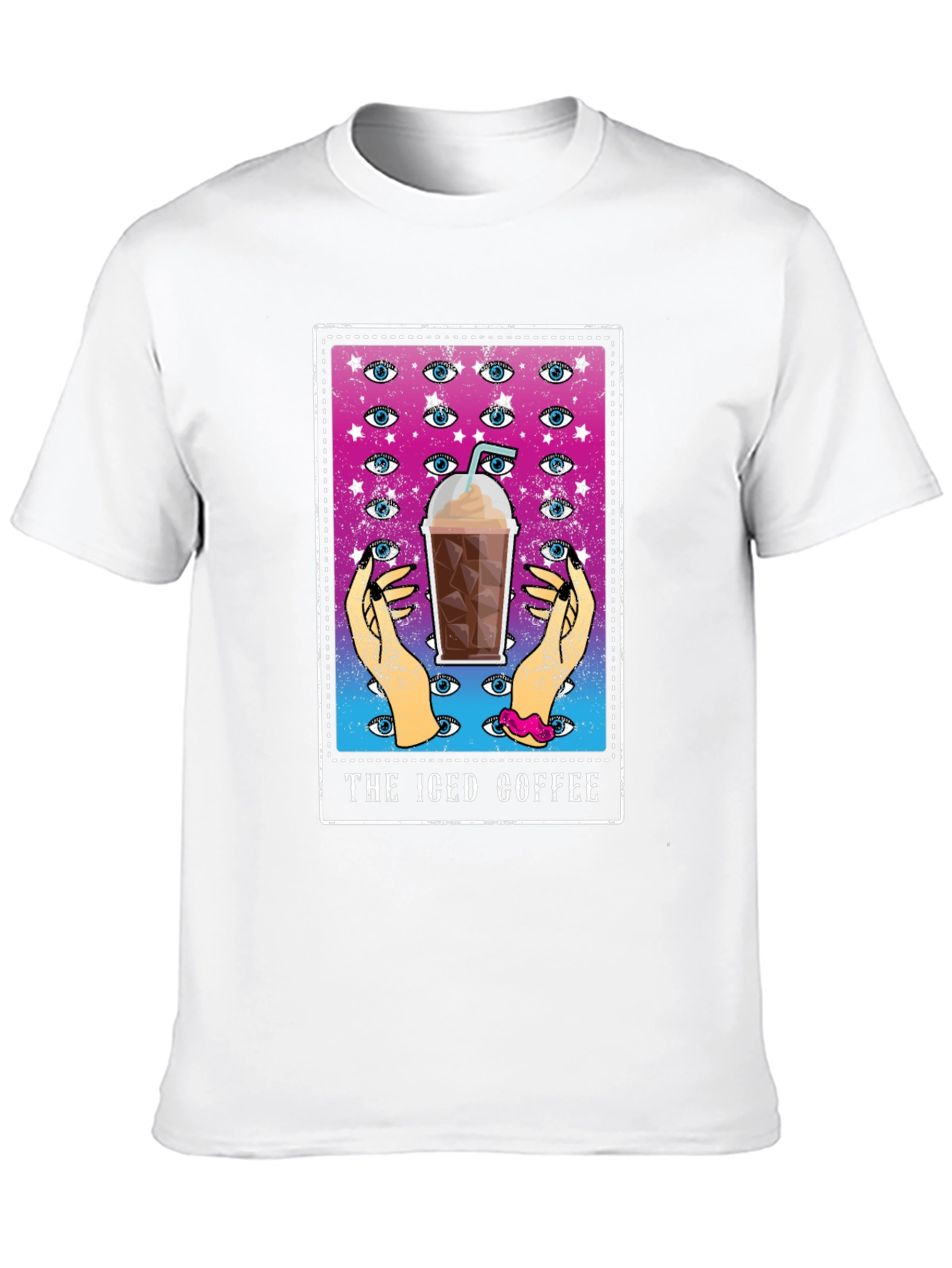 Iced Coffee Tarot Card Graphic Tee