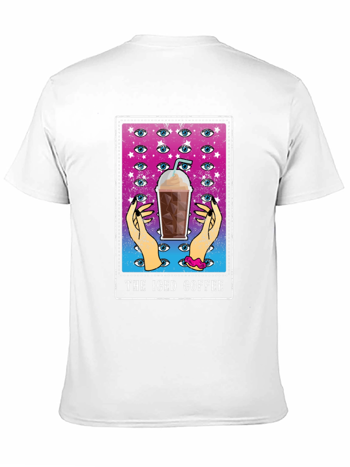 Iced Coffee Tarot Card Graphic Tee