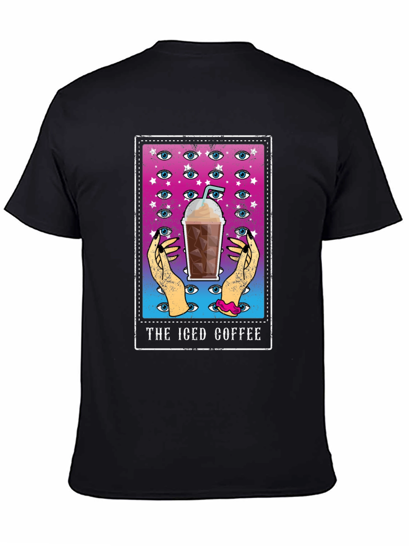 Iced Coffee Tarot Card Graphic Tee