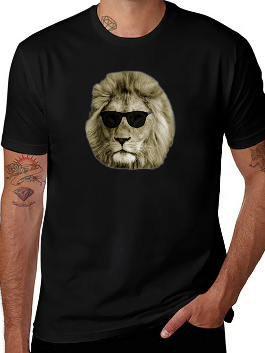 Cool Lion Sunglasses Graphic Tee