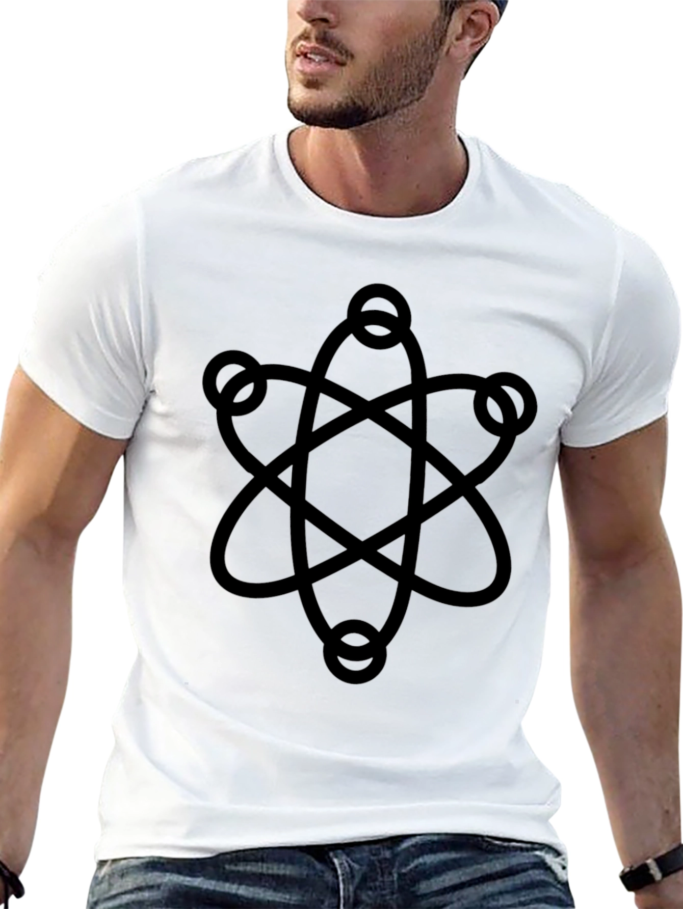 Atomic Symbol Black T-Shirt