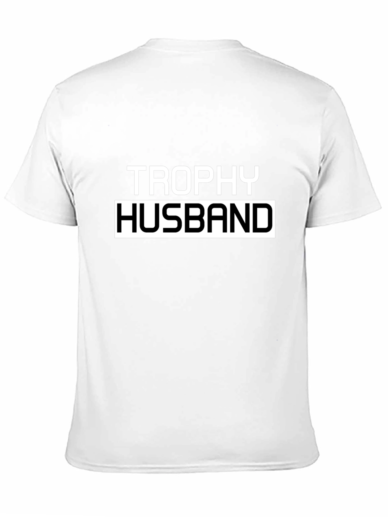 Trophy Husband Graphic Tee - Black Cotton T-Shirt