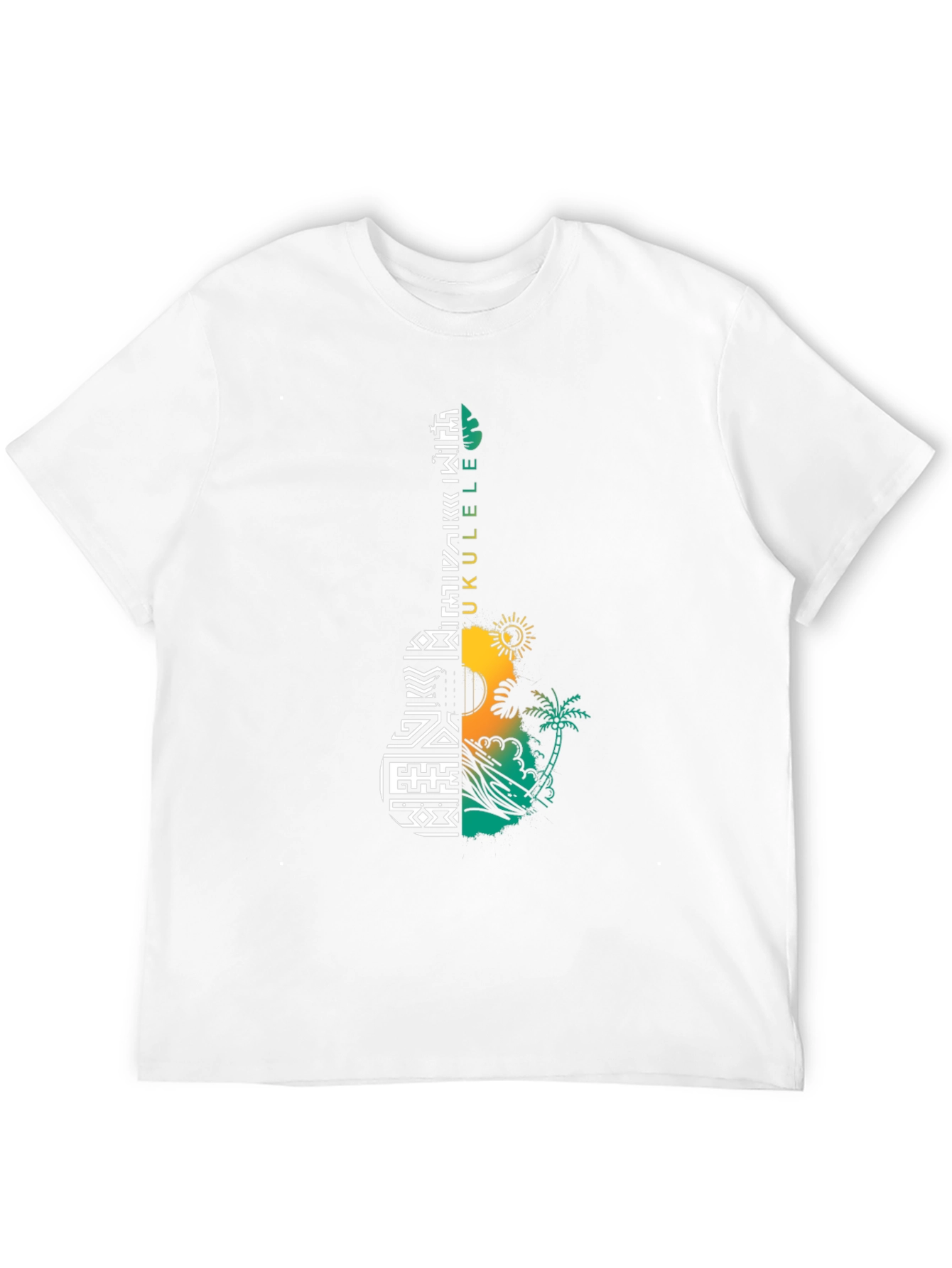 Ukulele T-Shirt - Hawaiian Style Graphic Tee