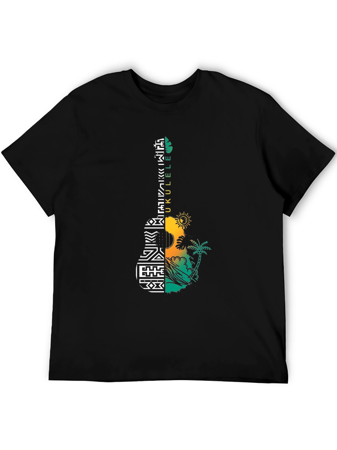 Ukulele T-Shirt - Hawaiian Style Graphic Tee