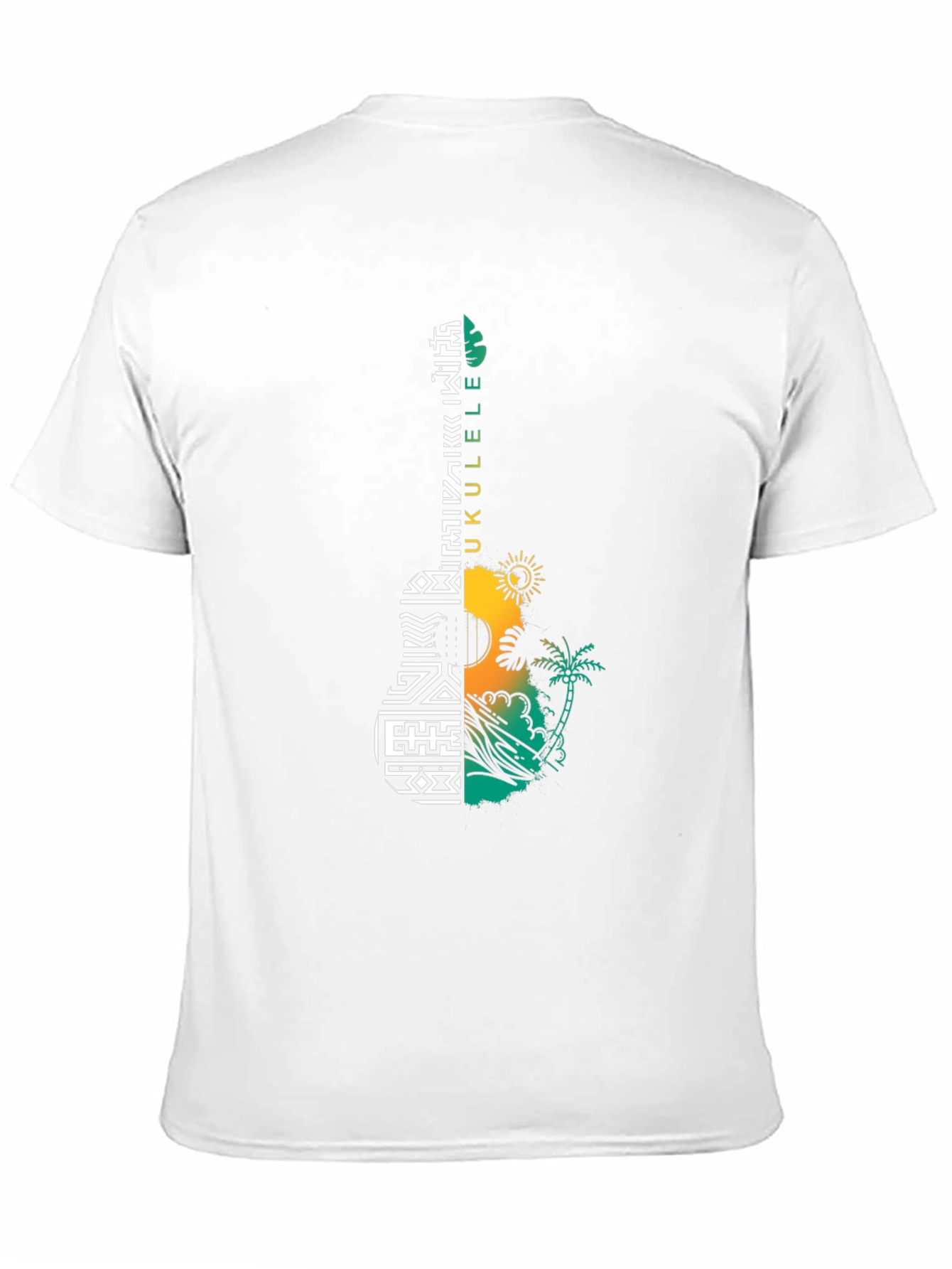 Ukulele T-Shirt - Hawaiian Style Graphic Tee