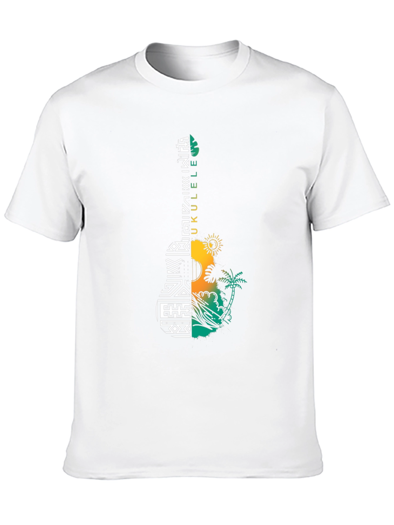 Ukulele T-Shirt - Hawaiian Style Graphic Tee