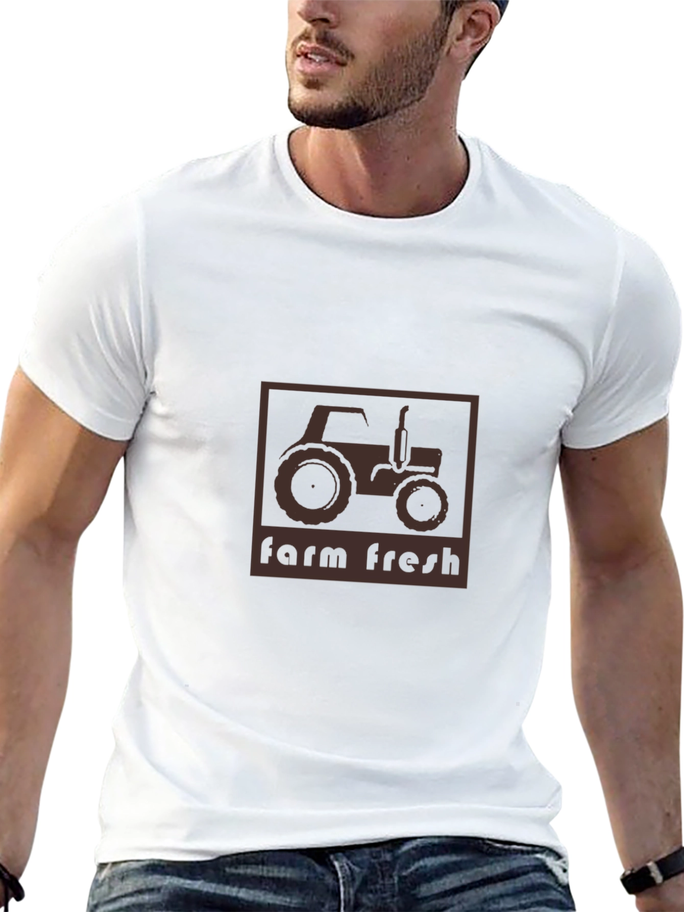 Farm Fresh Tractor Graphic Tee
