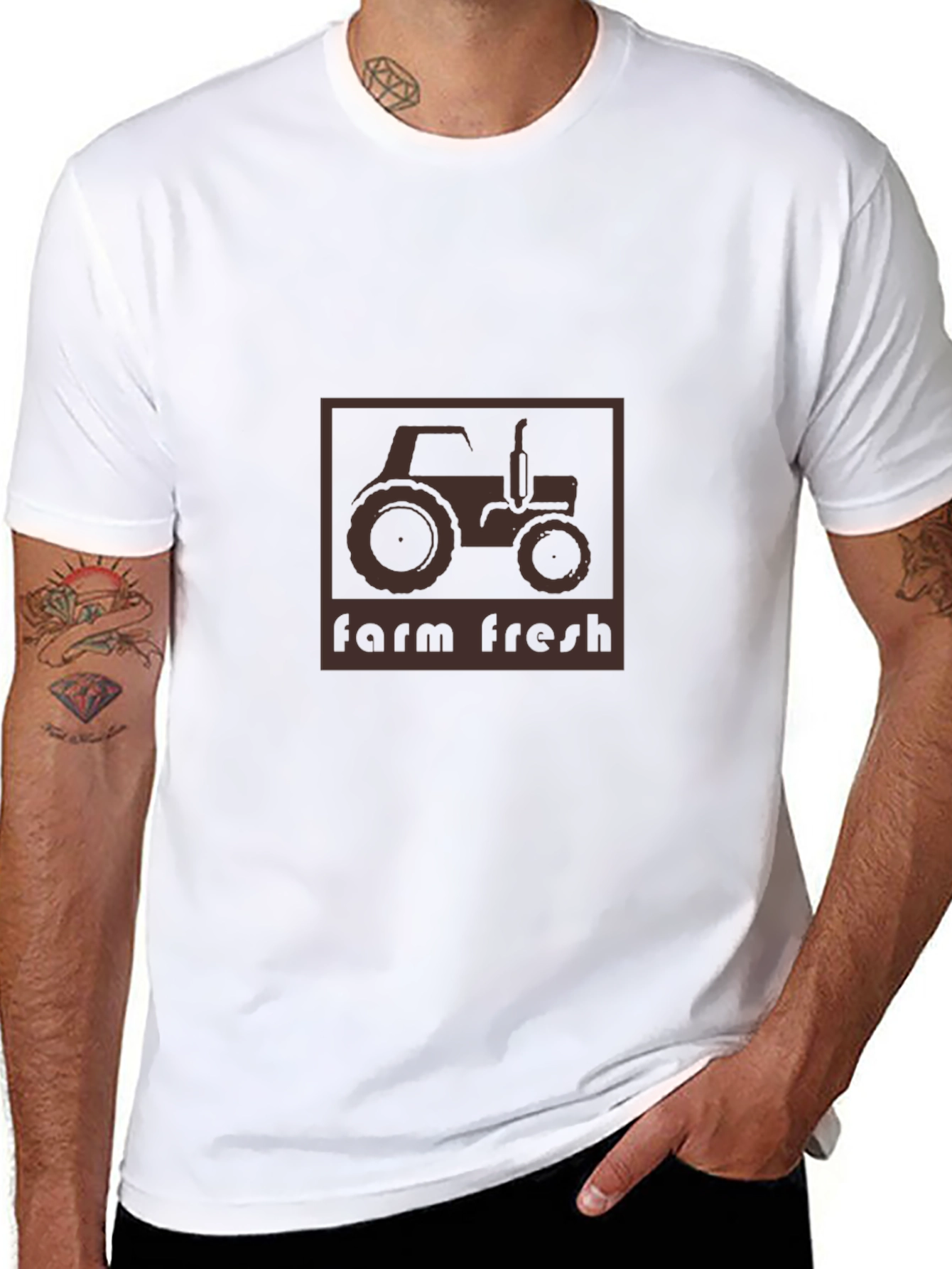 Farm Fresh Tractor Graphic Tee
