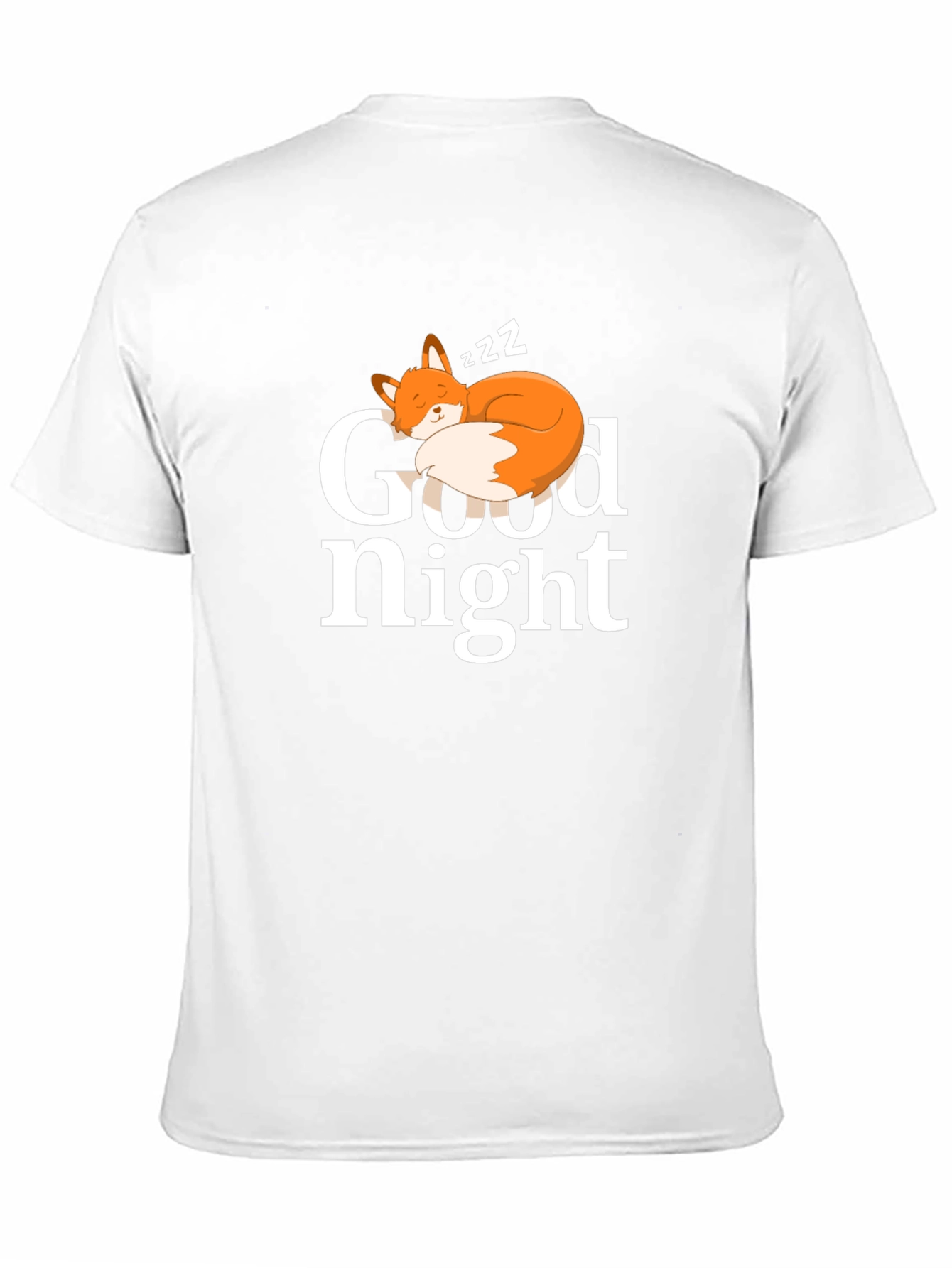 Good Night Fox T-Shirt - Cute Sleepy Fox Design