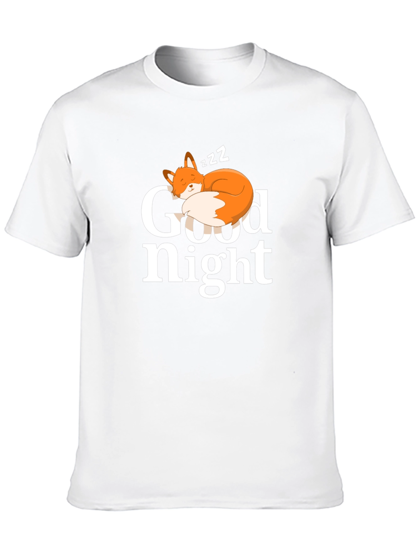Good Night Fox T-Shirt - Cute Sleepy Fox Design