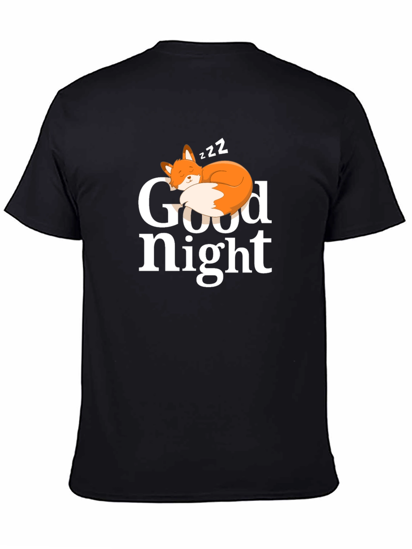 Good Night Fox T-Shirt - Cute Sleepy Fox Design