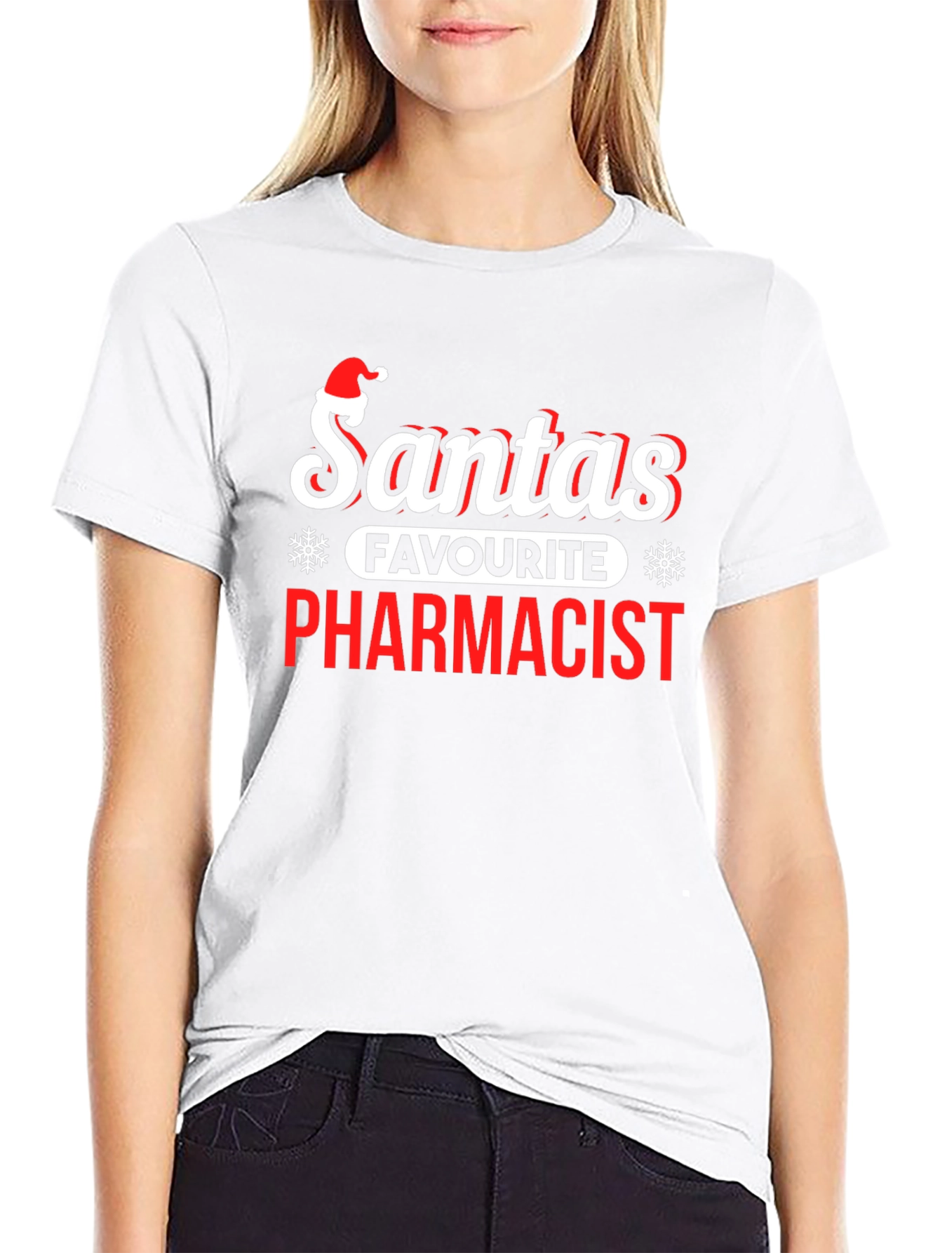 Santas Favorite Pharmacist Graphic Tee