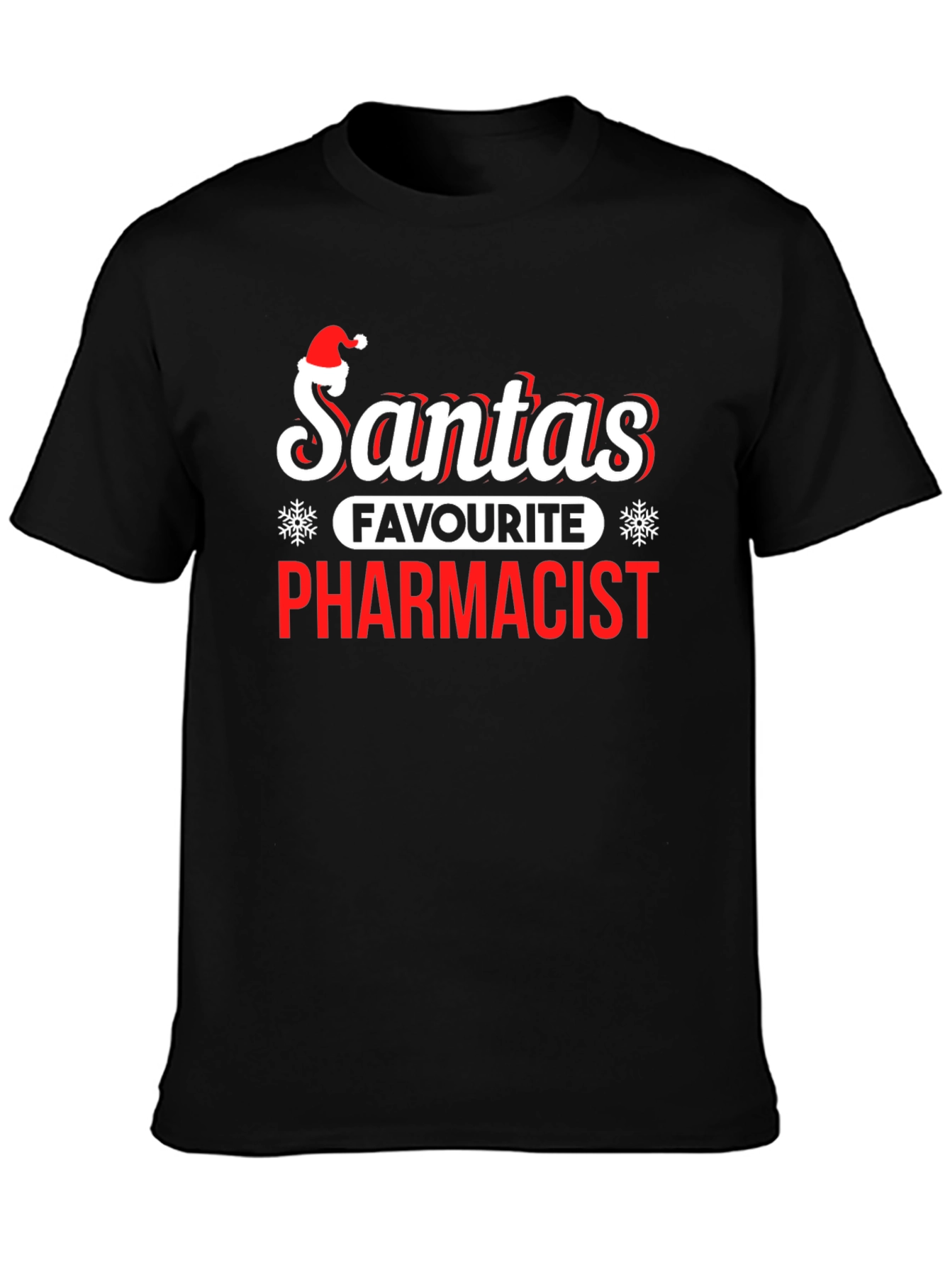 Santas Favorite Pharmacist Graphic Tee