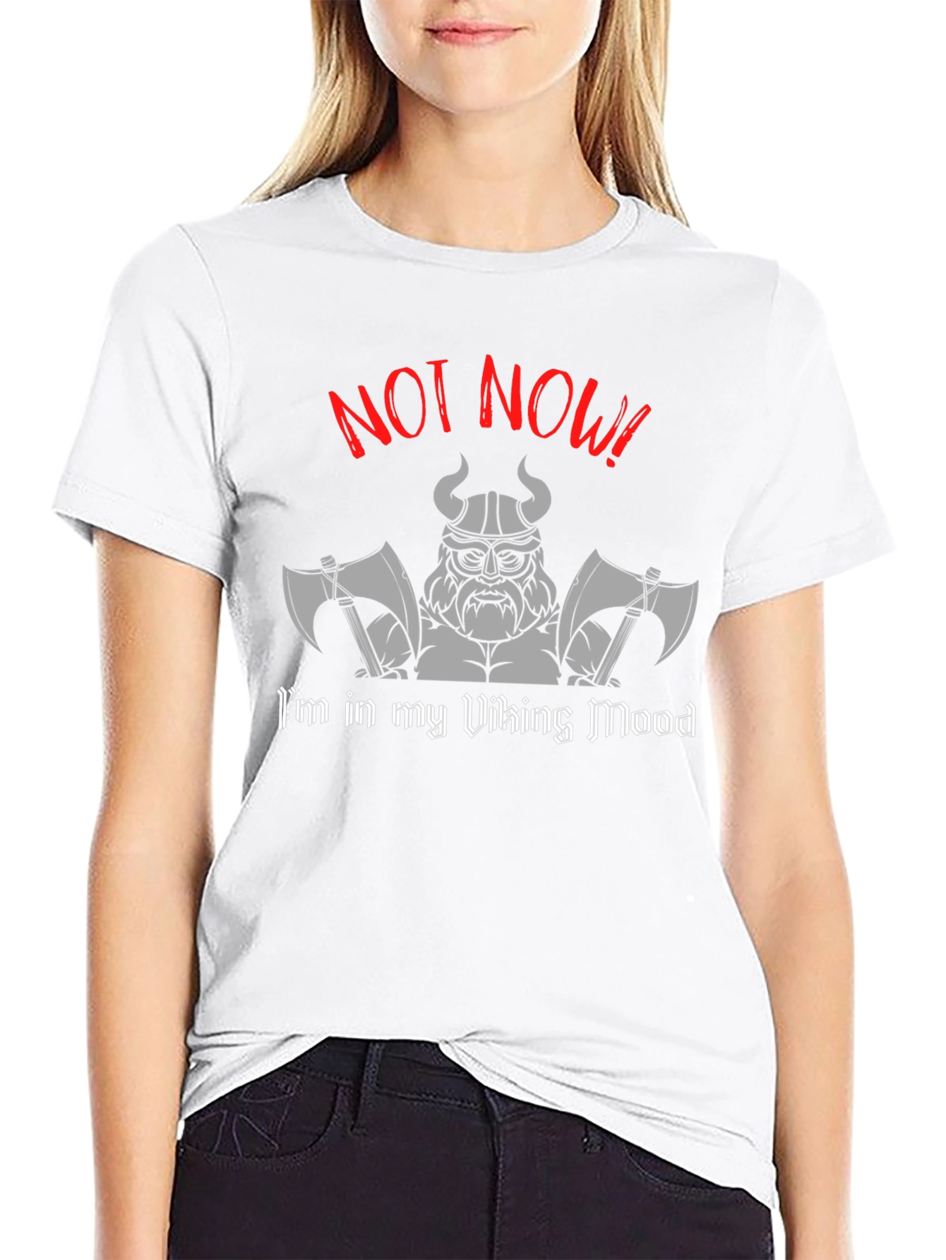 Viking Mood Black T-Shirt - Not Now!