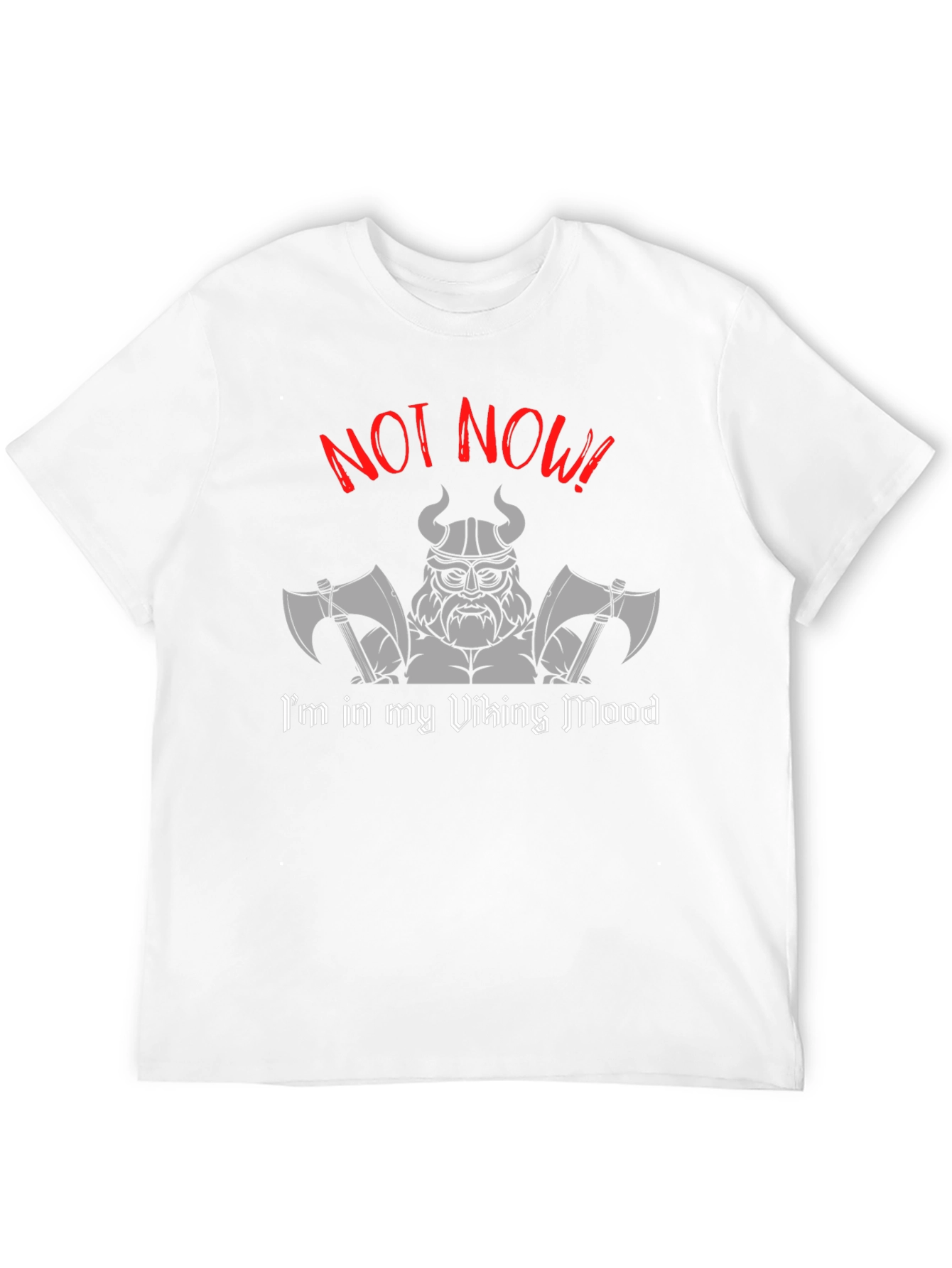 Viking Mood Black T-Shirt - Not Now!