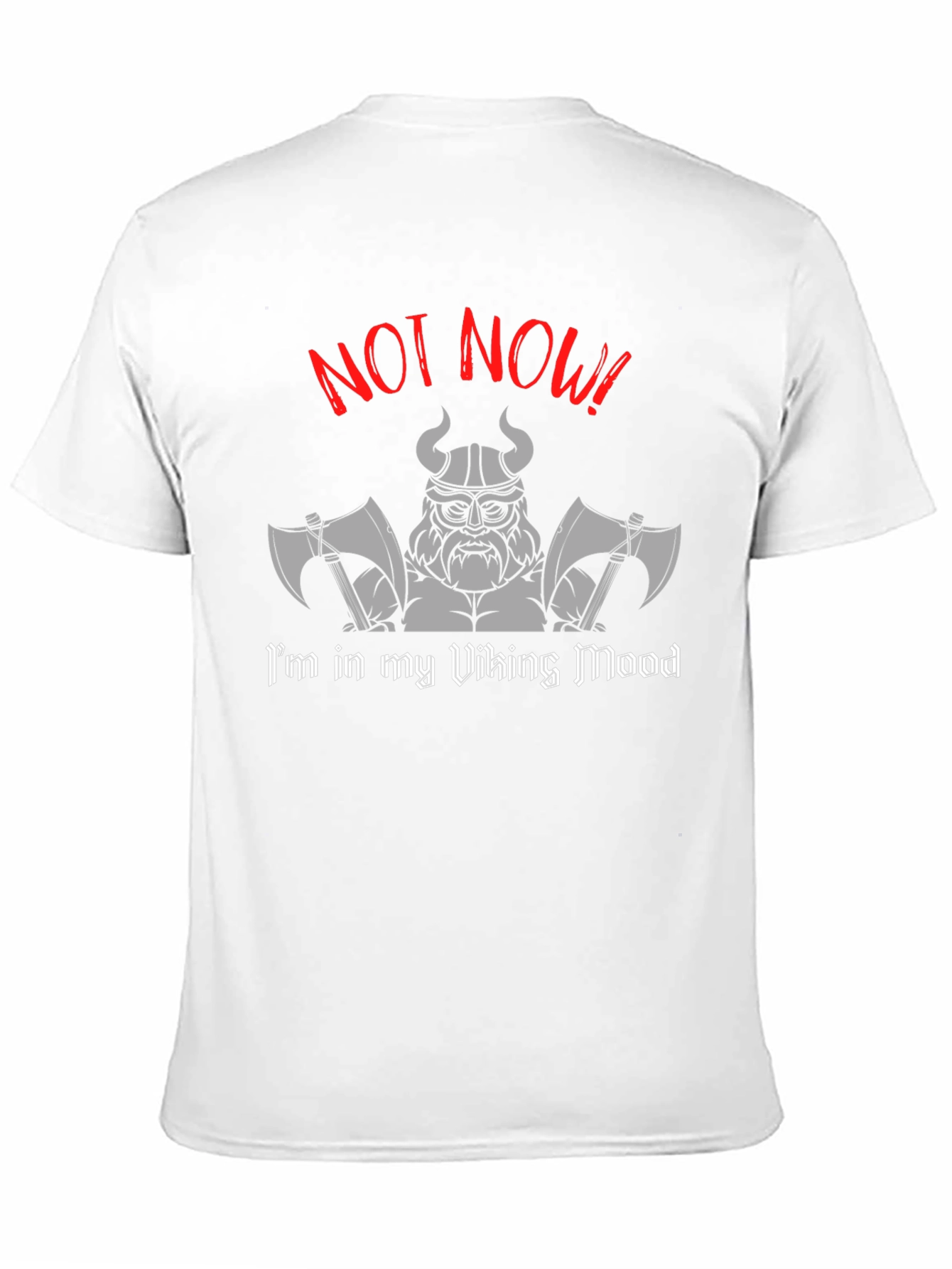 Viking Mood Black T-Shirt - Not Now!