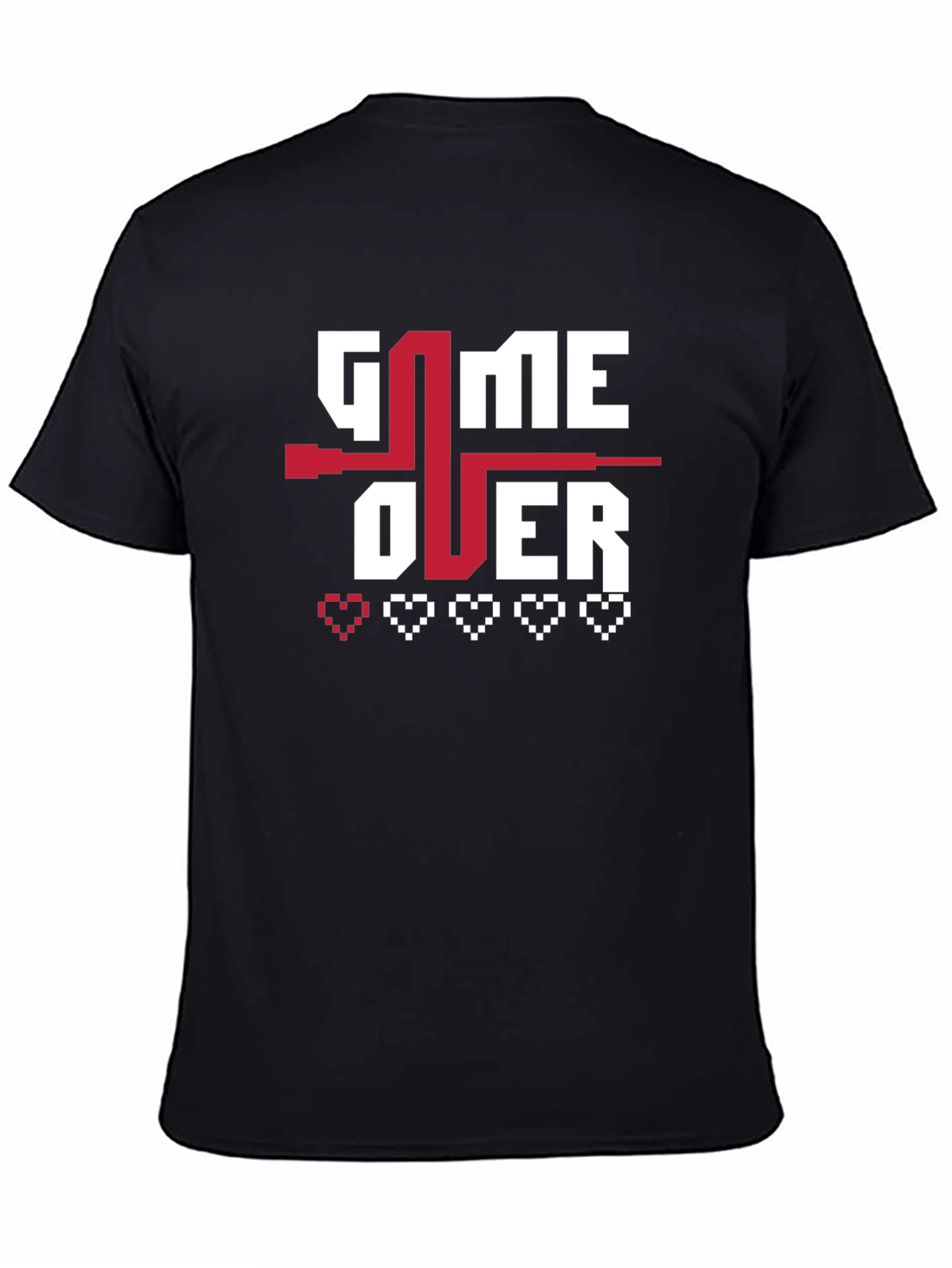 Game Over Pixel Art T-Shirt - Gamer Style