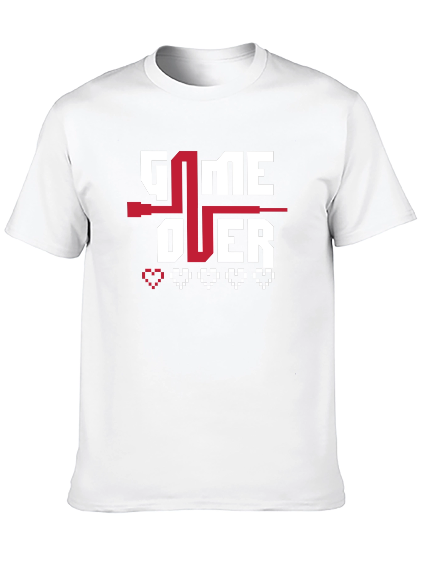 Game Over Pixel Art T-Shirt - Gamer Style