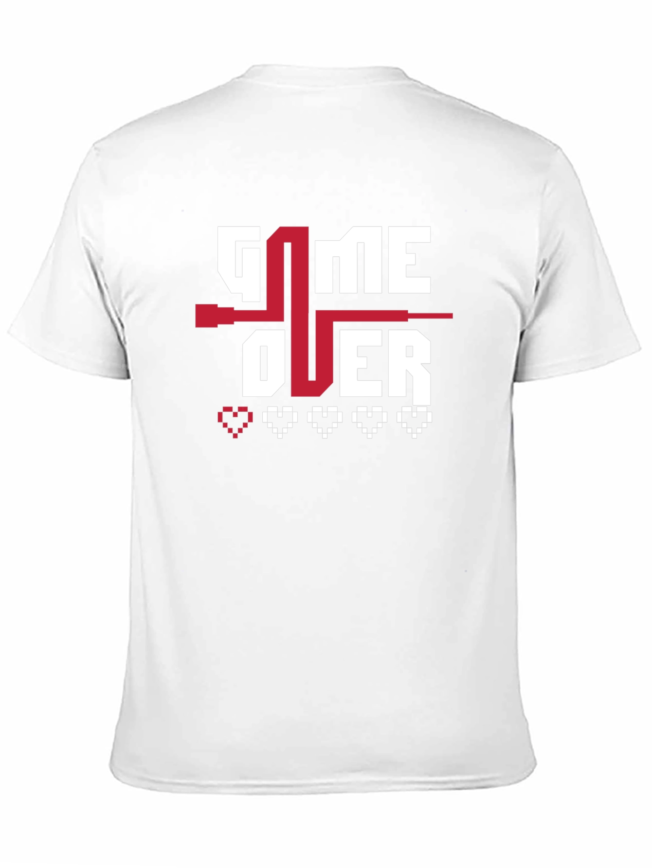 Game Over Pixel Art T-Shirt - Gamer Style