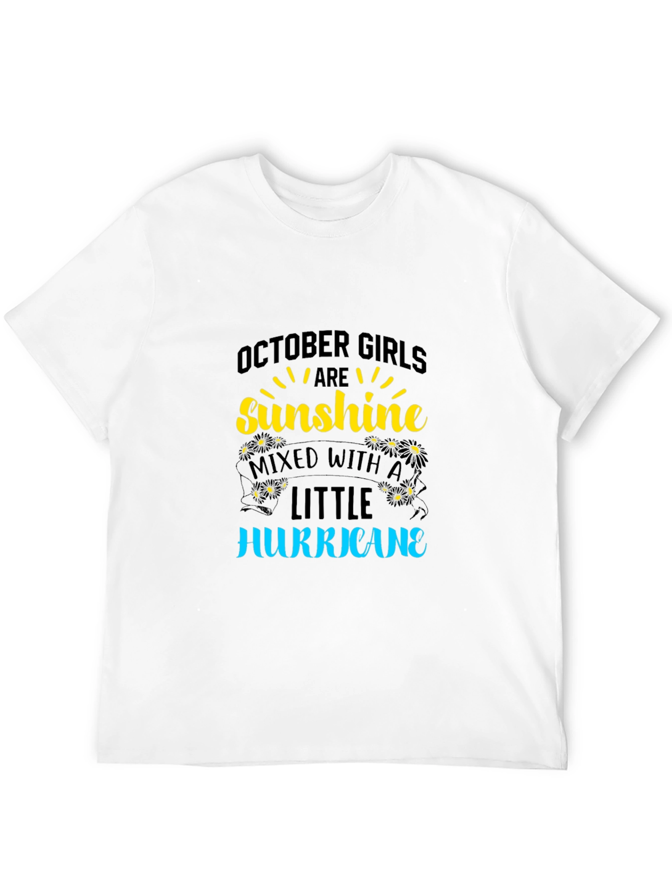October Girls Sunshine Hurricane Black T-Shirt