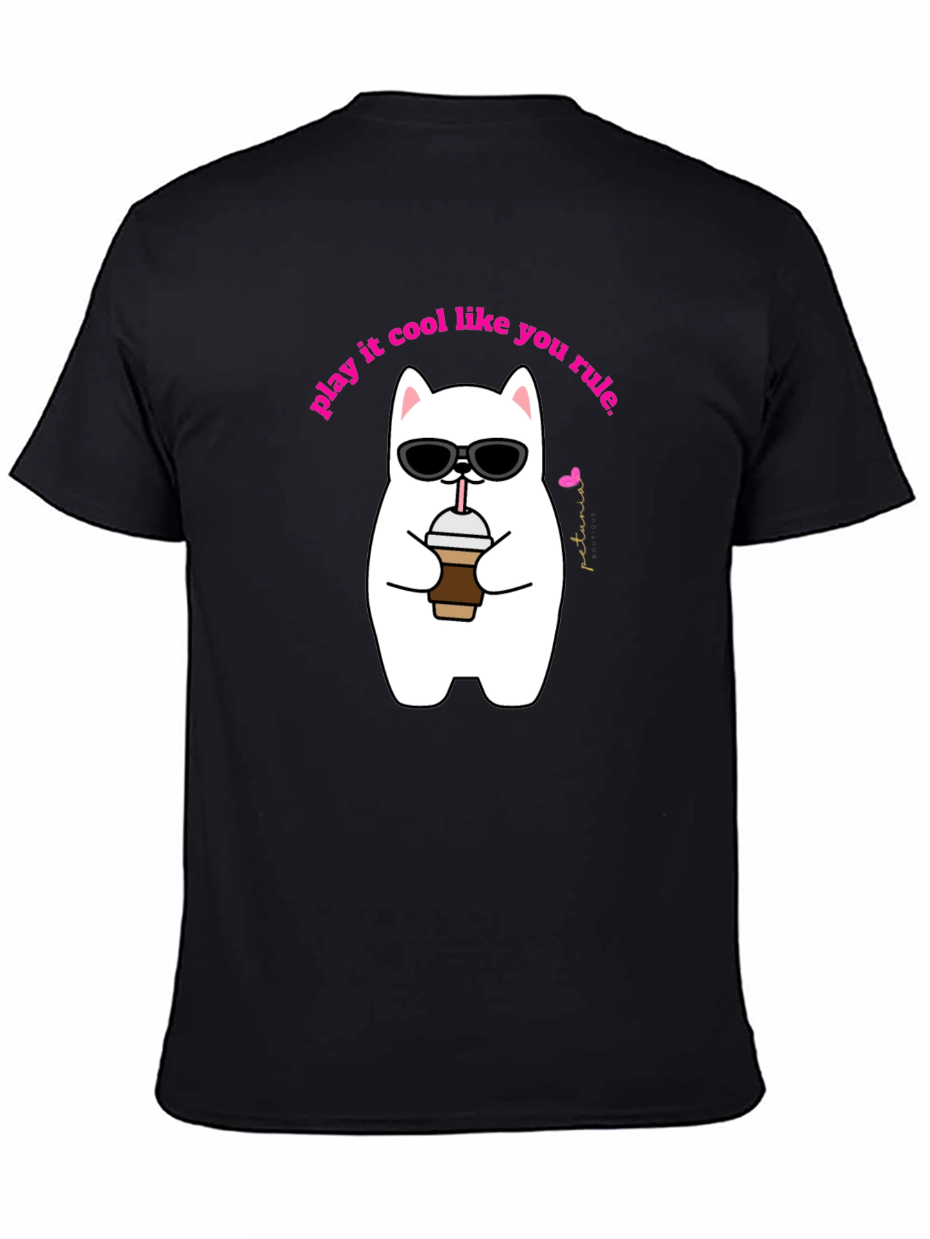 Cool Cat Graphic Tee - Play It Cool