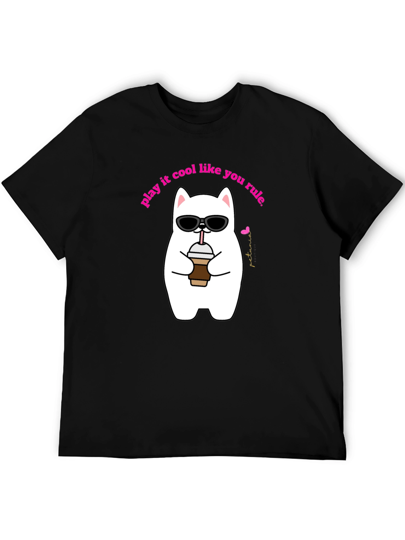 Cool Cat Graphic Tee - Play It Cool