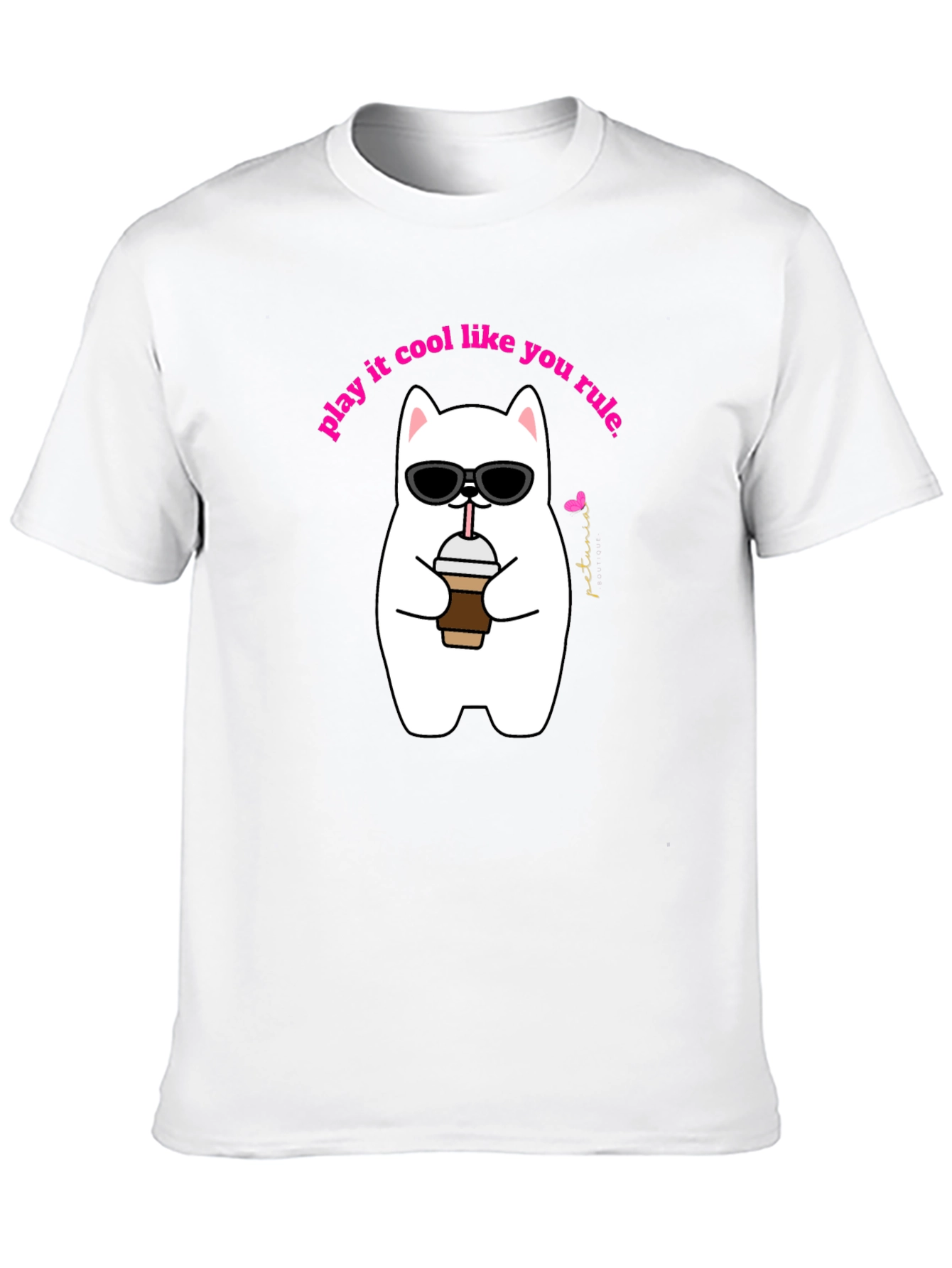 Cool Cat Graphic Tee - Play It Cool