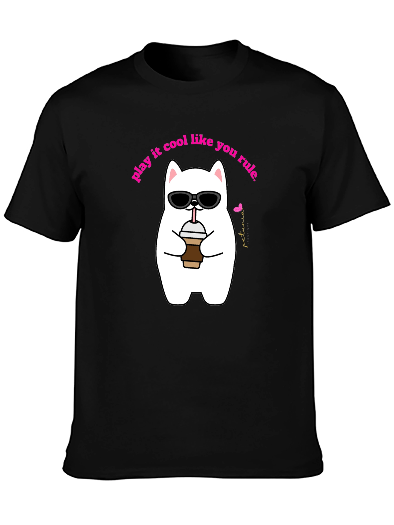 Cool Cat Graphic Tee - Play It Cool