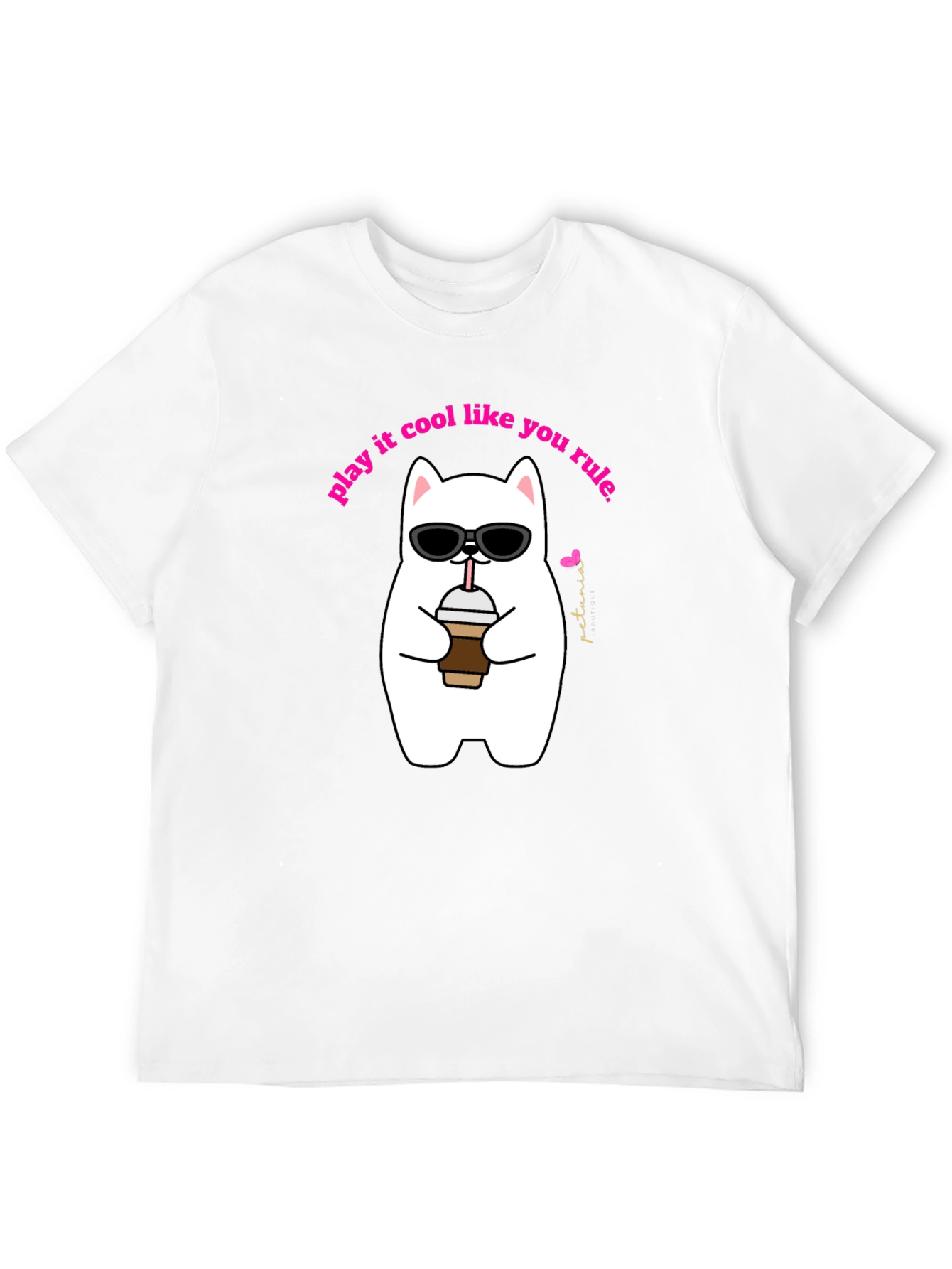 Cool Cat Graphic Tee - Play It Cool
