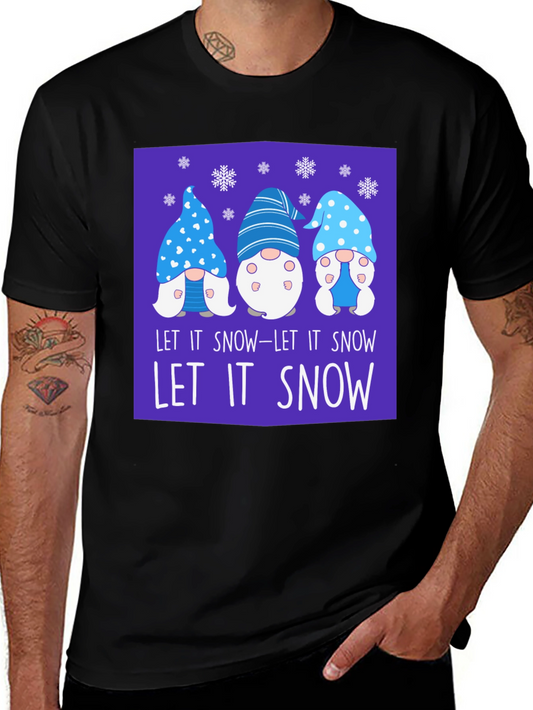 Let It Snow Gnomes Graphic Tee