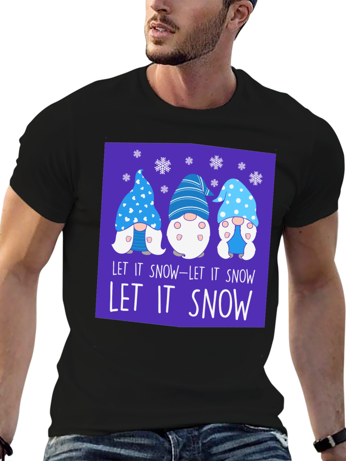 Let It Snow Gnomes Graphic Tee