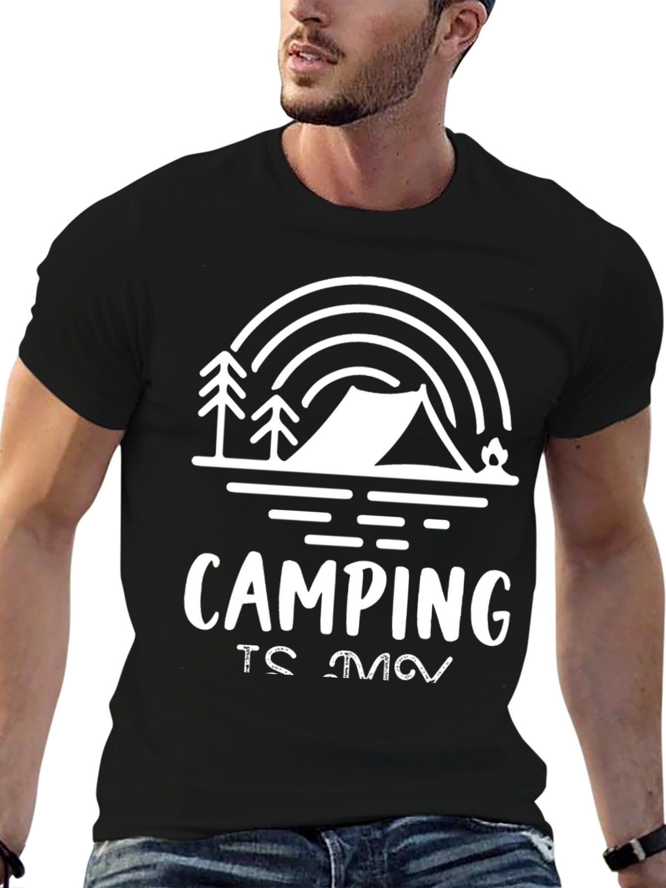 Camping is My Happy Place Graphic Tee