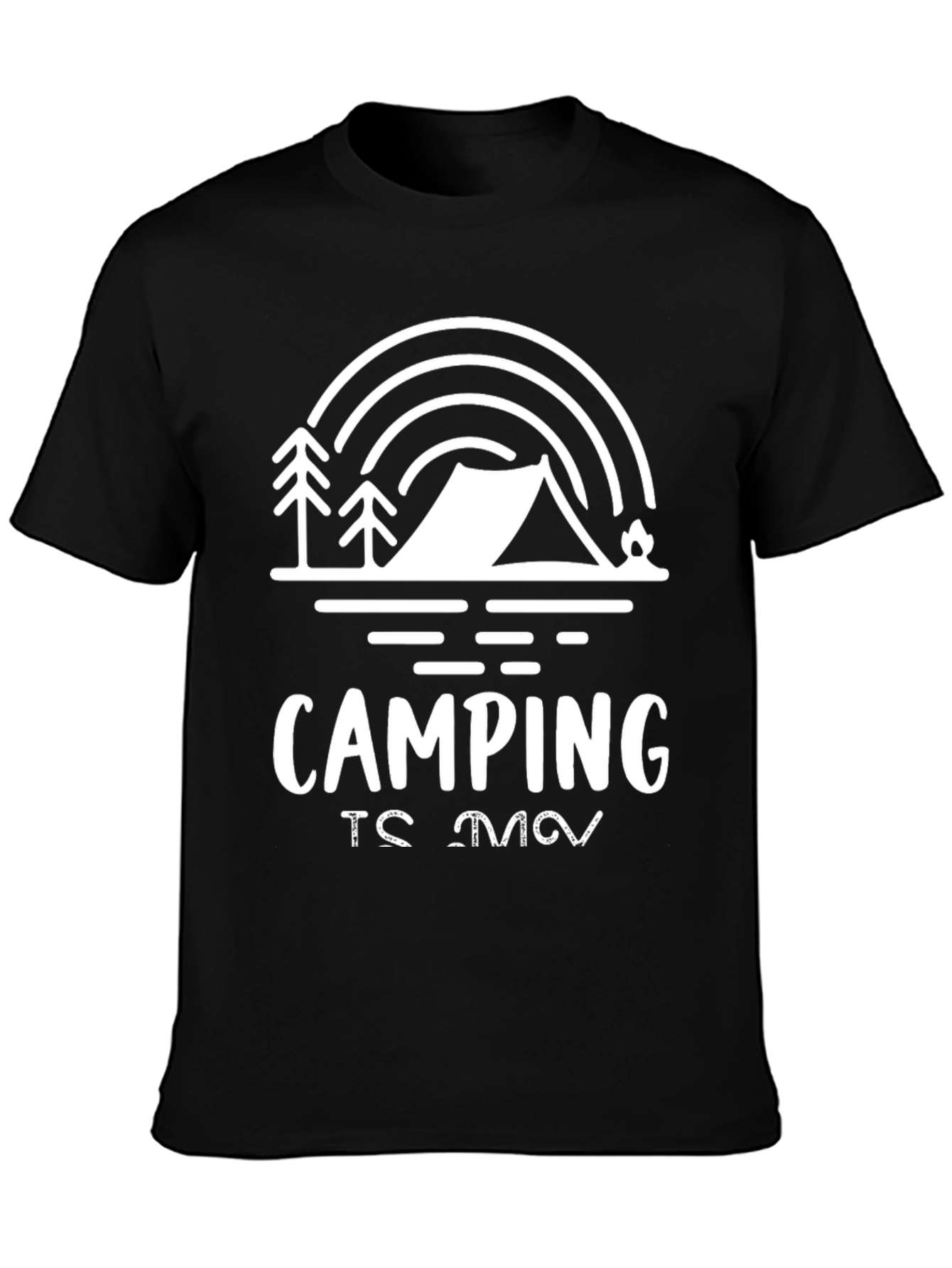 Camping is My Happy Place Graphic Tee